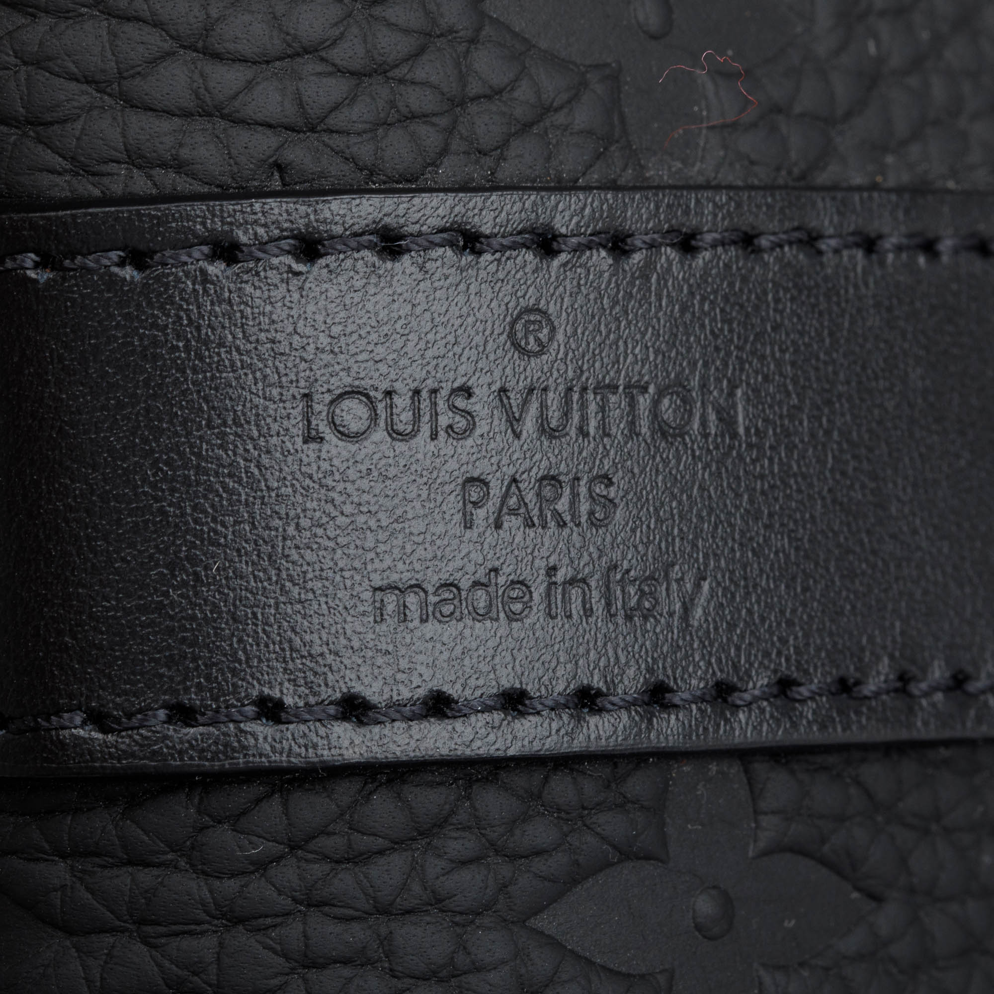 Louis Vuitton 2022 Black Taurillon Monogram Keepall Bandouliere 50