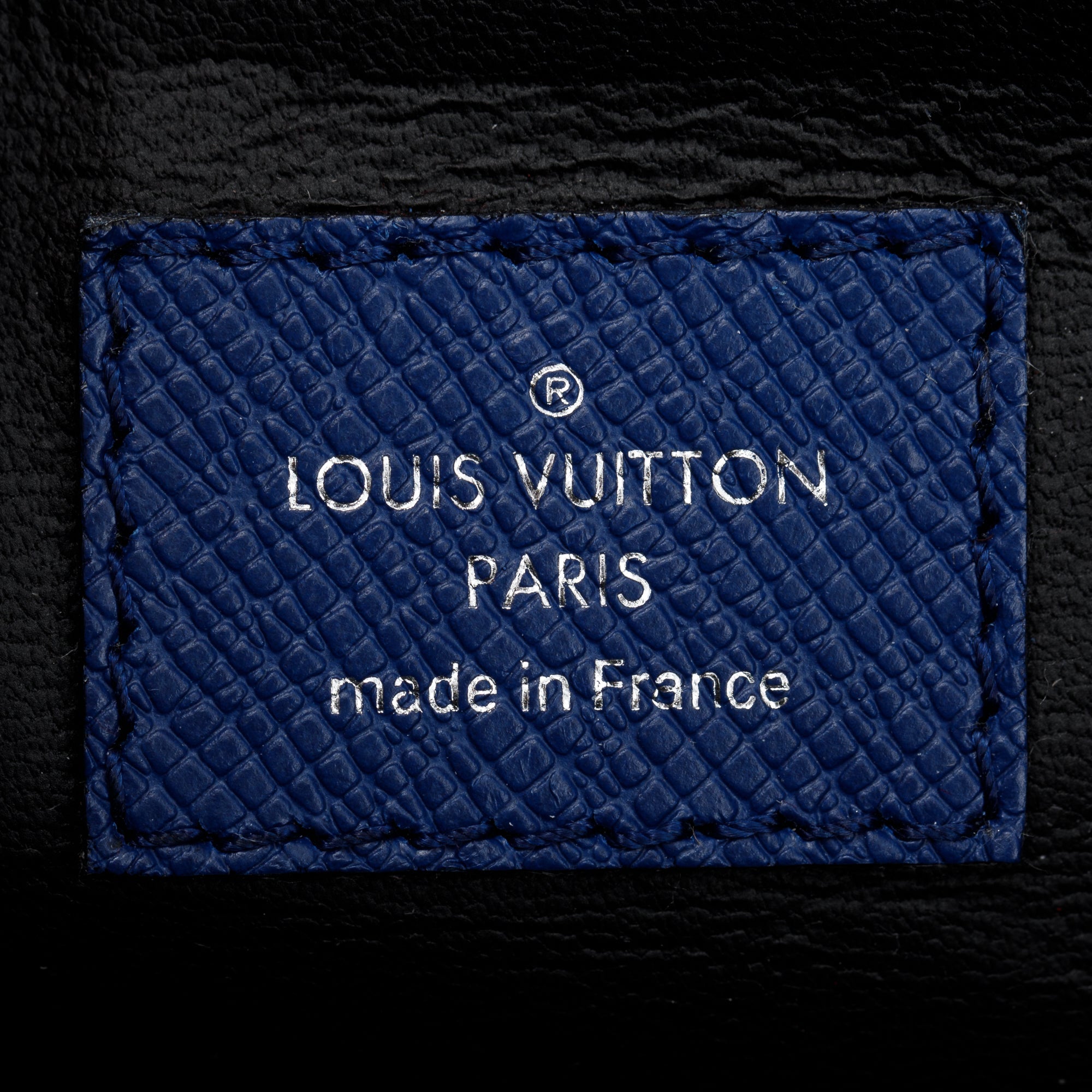 Louis Vuitton 2022 Blue Taigarama Dropp Kit Toilet Pouch