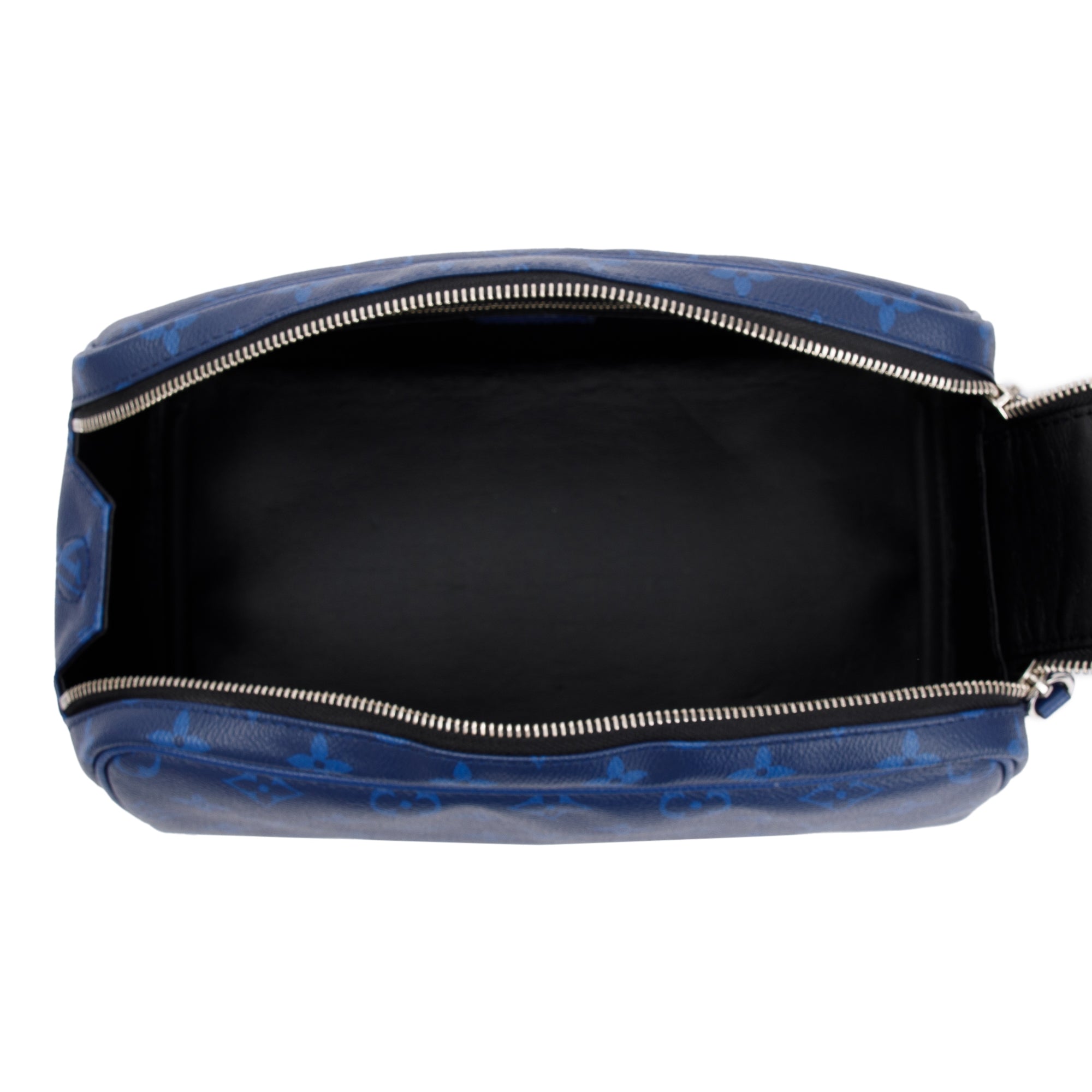 Louis Vuitton 2022 Blue Taigarama Dropp Kit Toilet Pouch