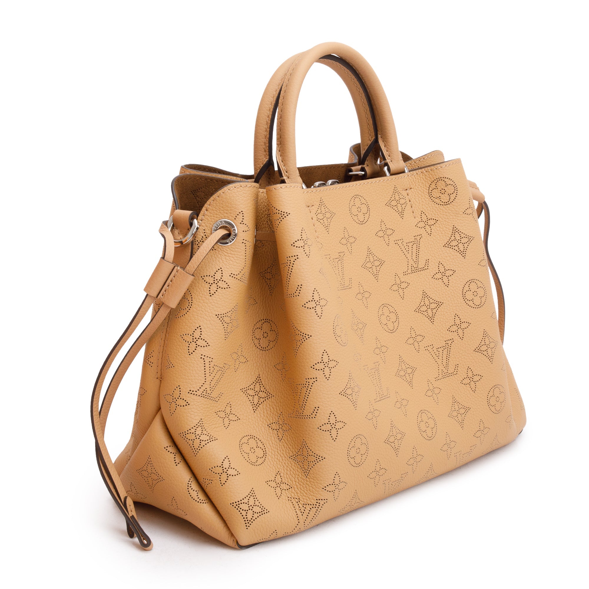 Louis Vuitton 2022 Brown Monogram Mahina Bella Tote w/ Straps & Box