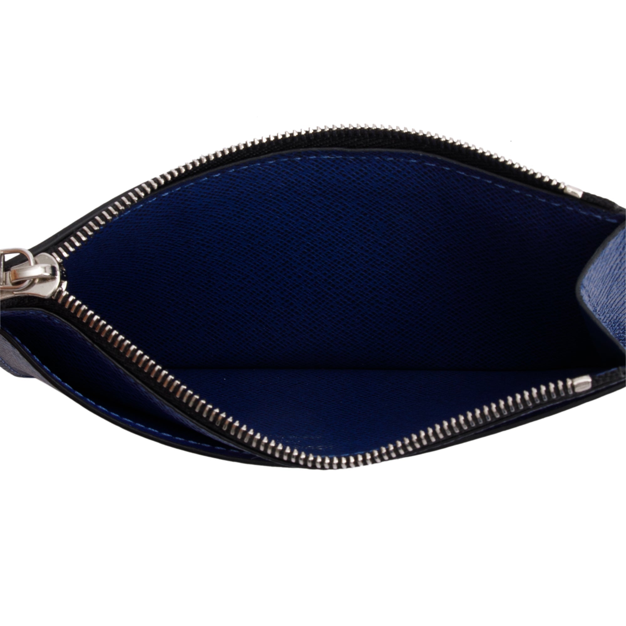 Louis Vuitton 2022 Cobalt Blue Monogram & Taigarama Leather Coin Card Holder