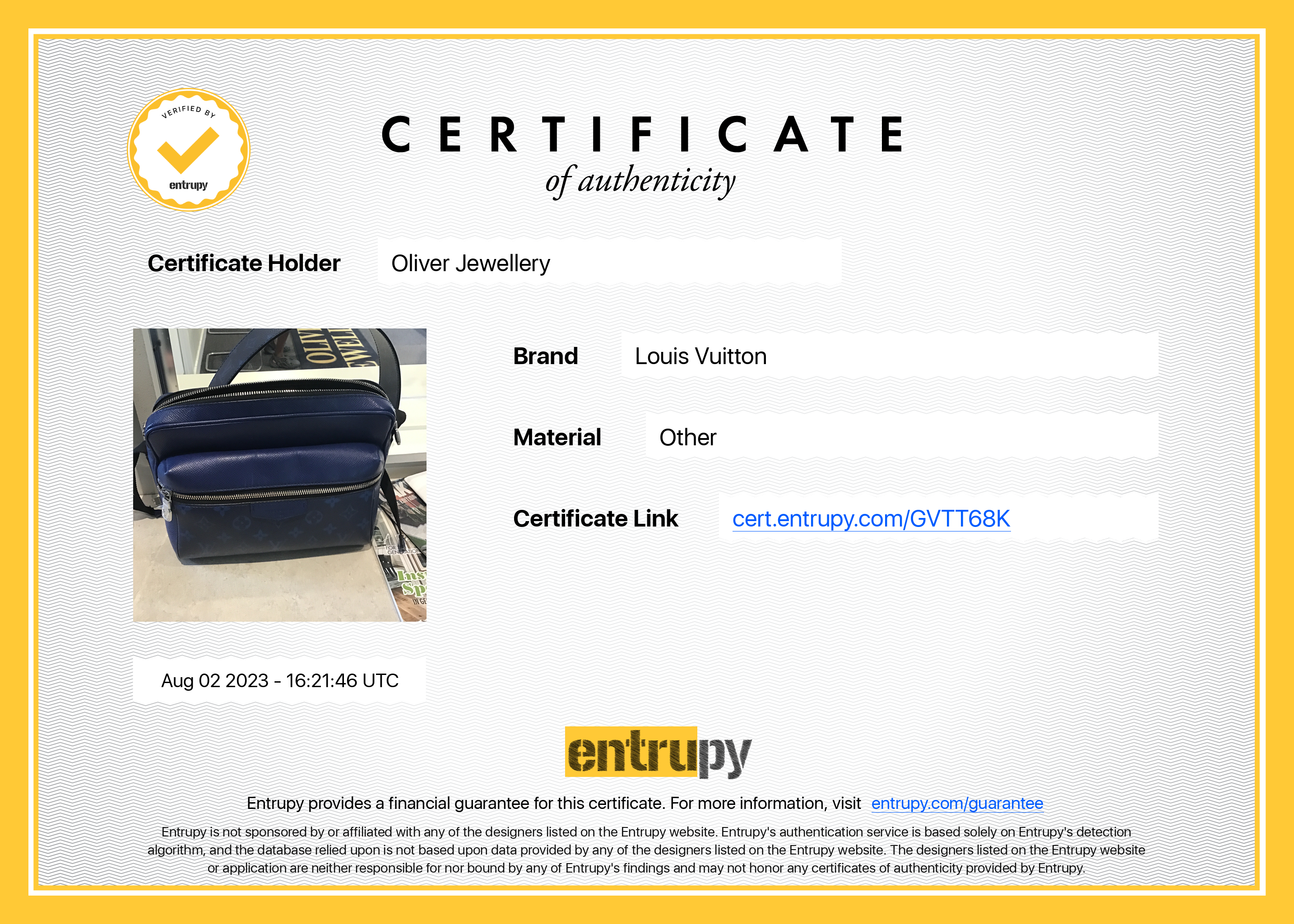 Louis Vuitton 2022 Cobalt Monogram Outdoor Messenger Bag