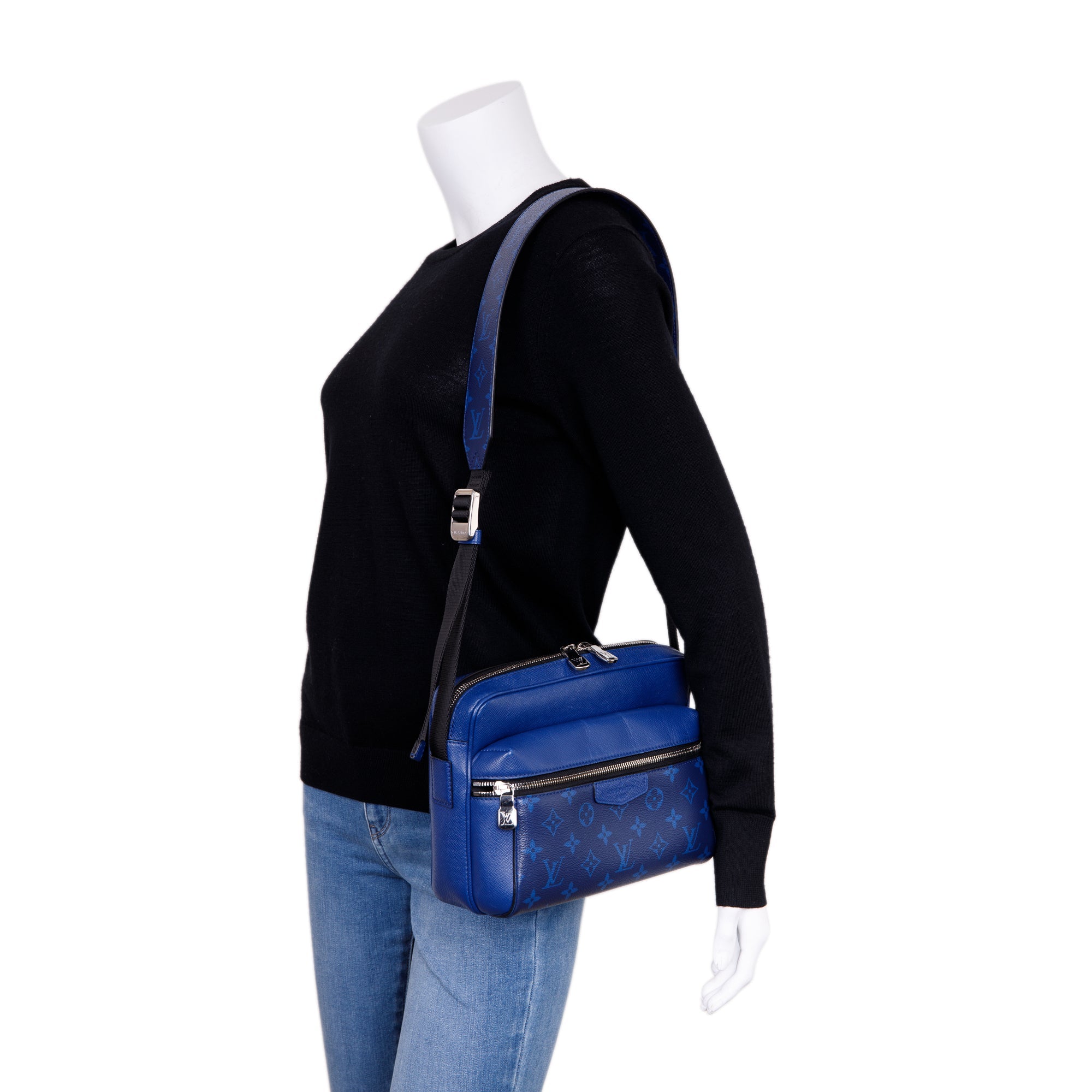 Louis Vuitton 2022 Cobalt Monogram Outdoor Messenger Bag