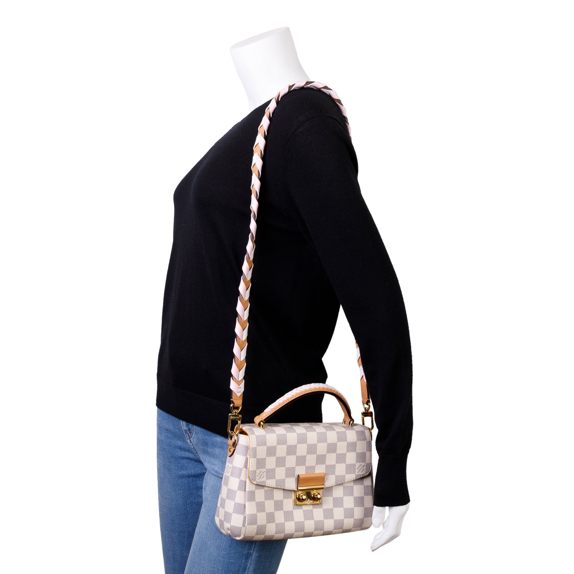 Louis Vuitton 2022 Damier Azur Braided Croisette