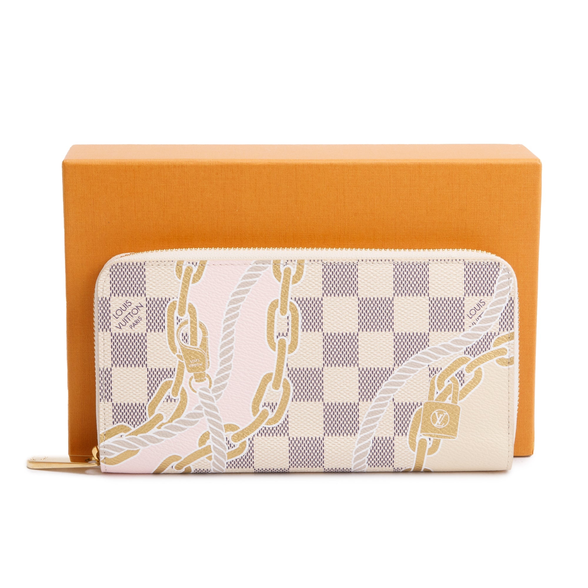 Louis Vuitton 2022 Damier Azur Nautical Zippy Wallet w/ Box