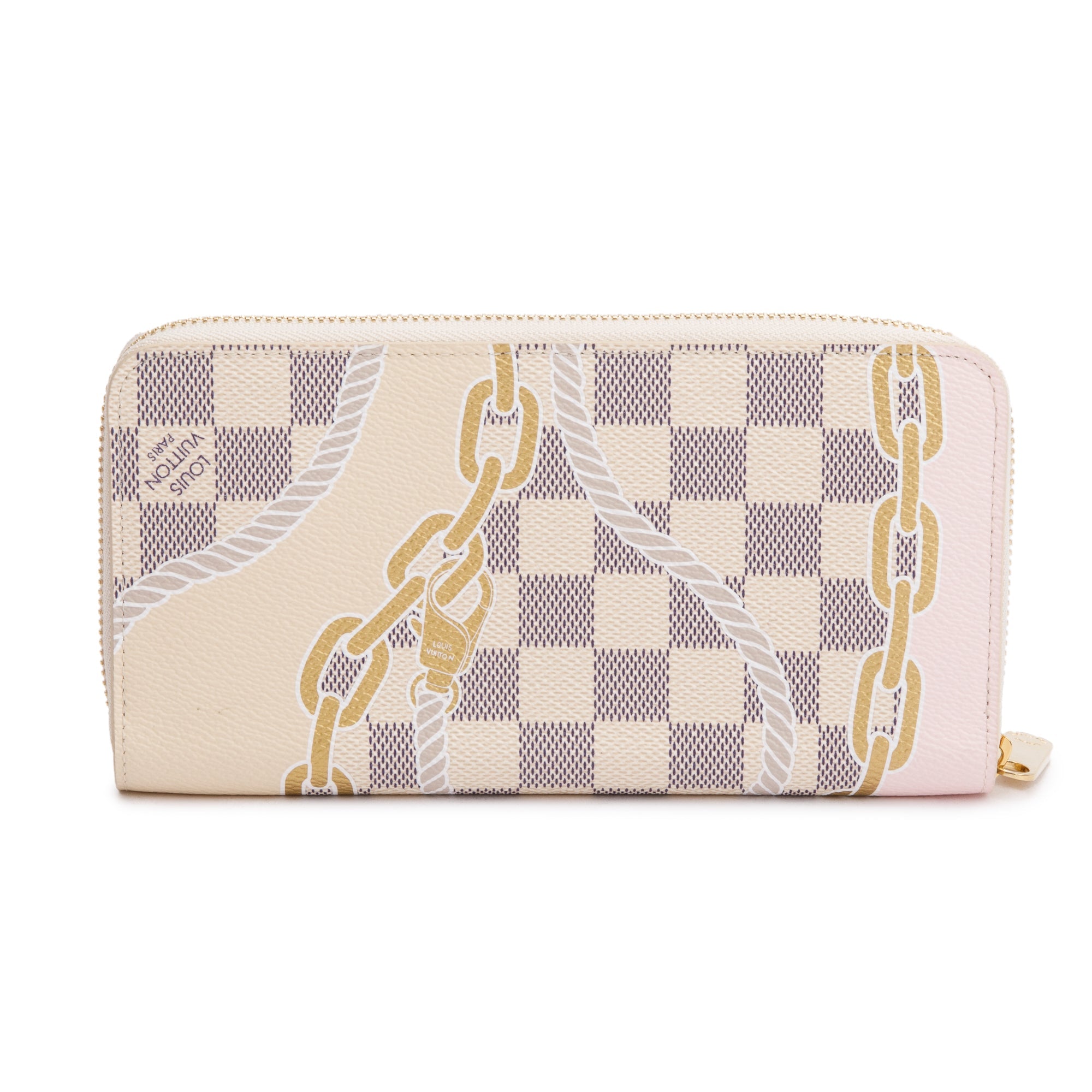 Louis Vuitton 2022 Damier Azur Nautical Zippy Wallet w/ Box