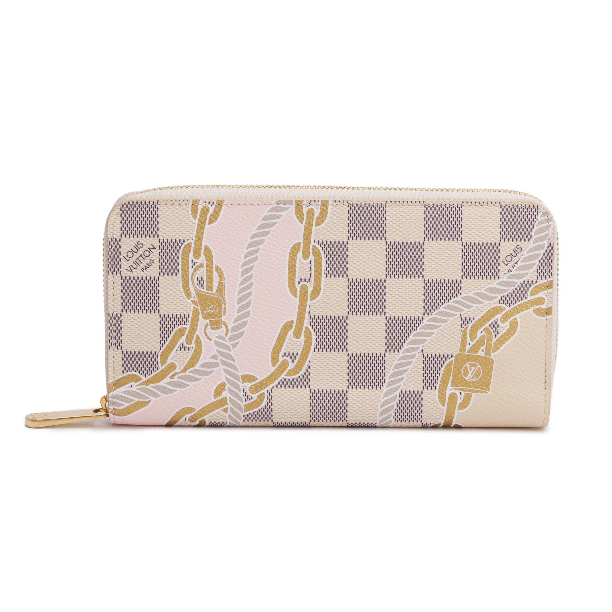 Louis Vuitton 2022 Damier Azur Nautical Zippy Wallet w/ Box