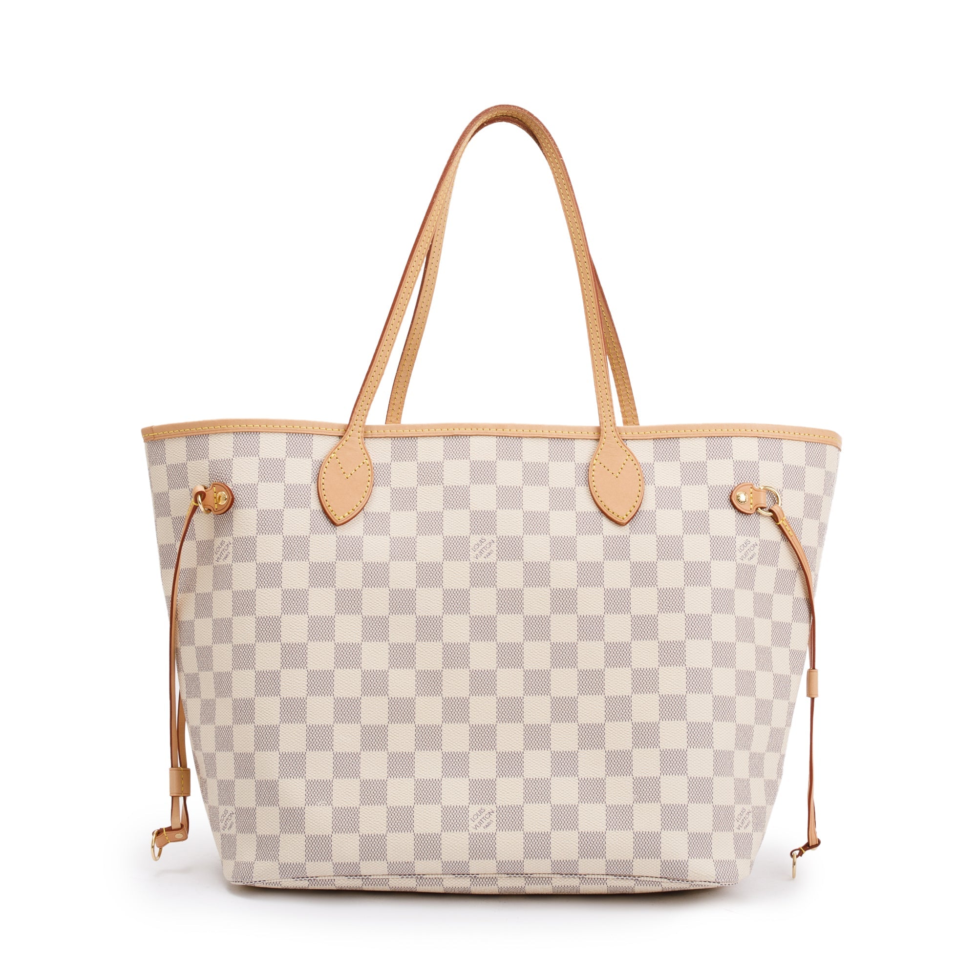 Louis Vuitton 2022 Damier Azur Neverfull MM w/ Pouch