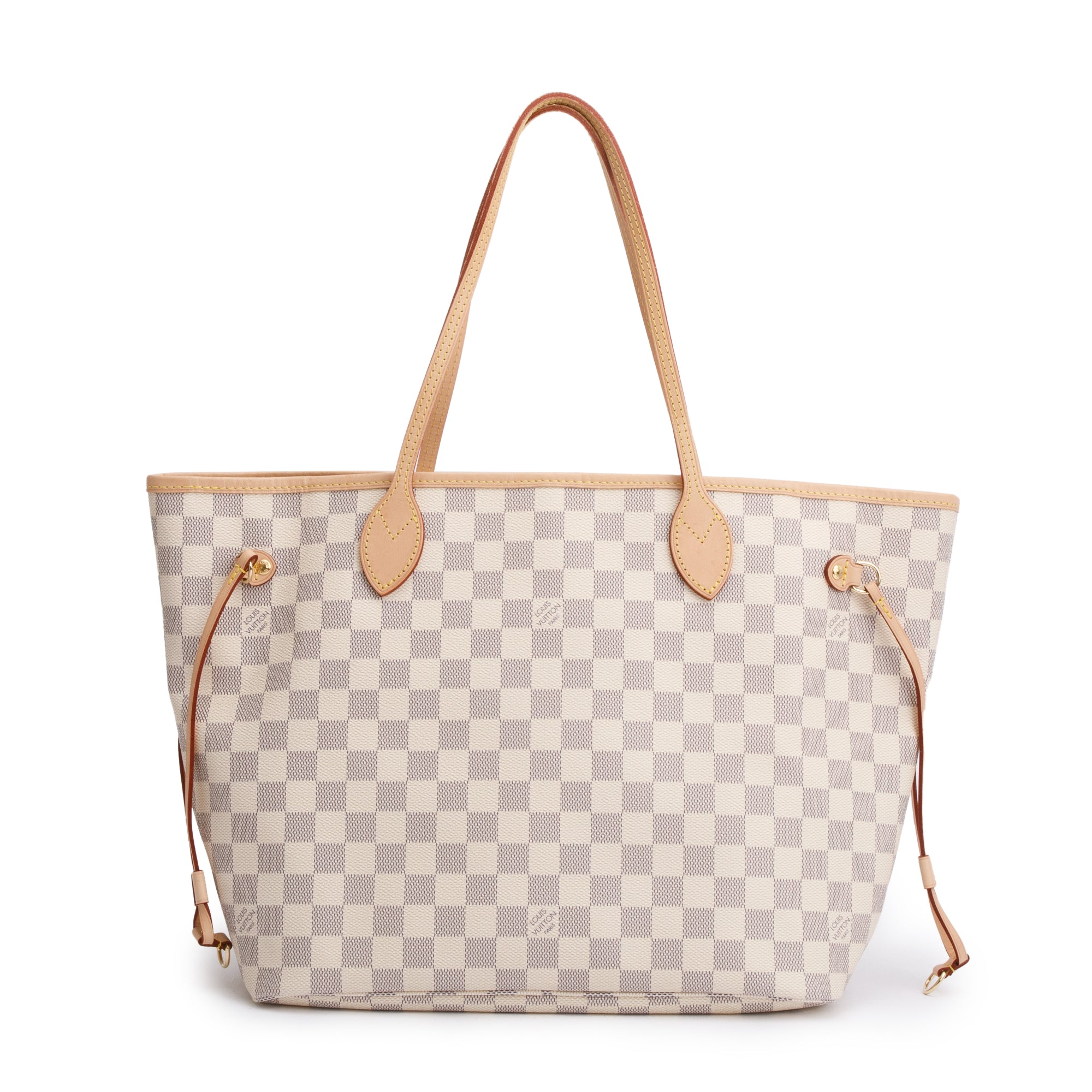 Louis Vuitton 2022 Damier Azur Neverfull MM w/ Pouch