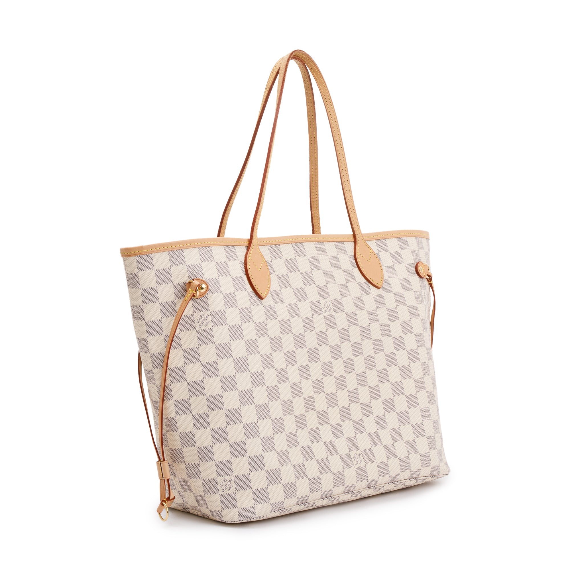 Louis Vuitton 2022 Damier Azur Neverfull MM w/ Pouch