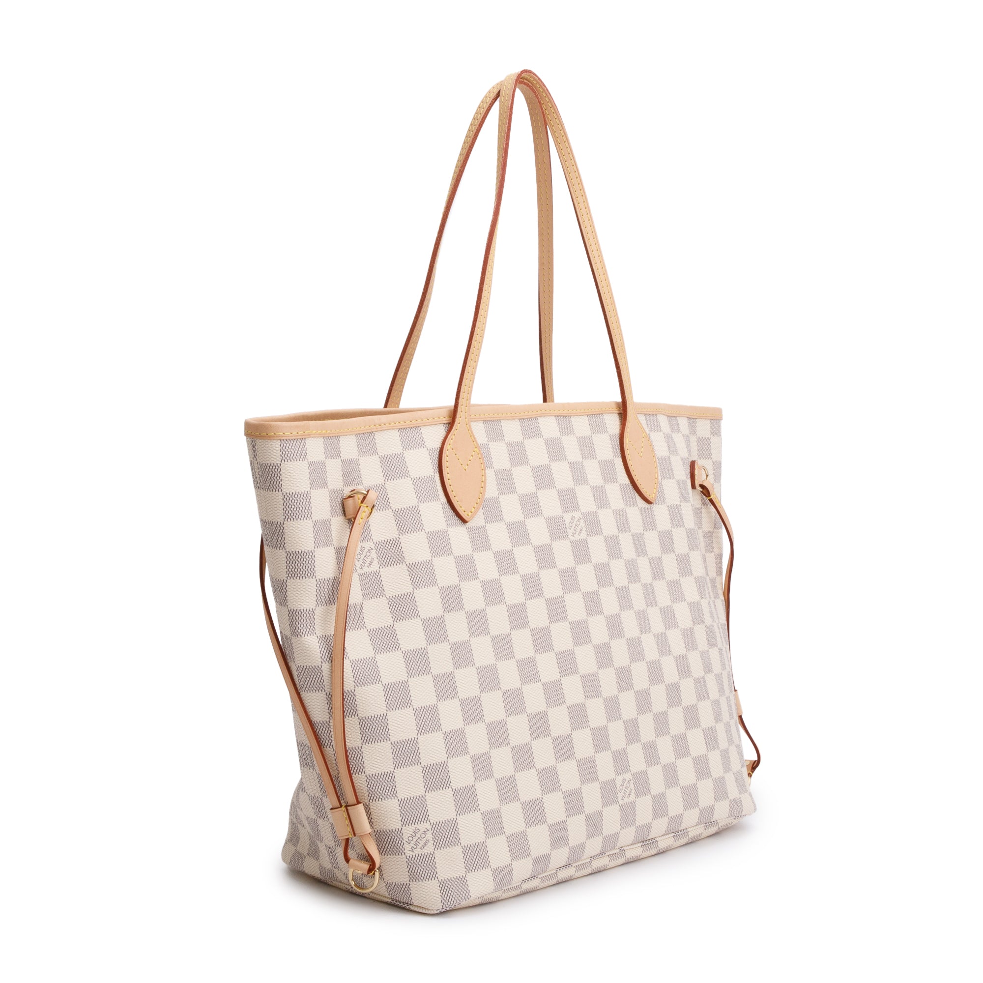 Louis Vuitton 2022 Damier Azur Neverfull MM w/ Pouch