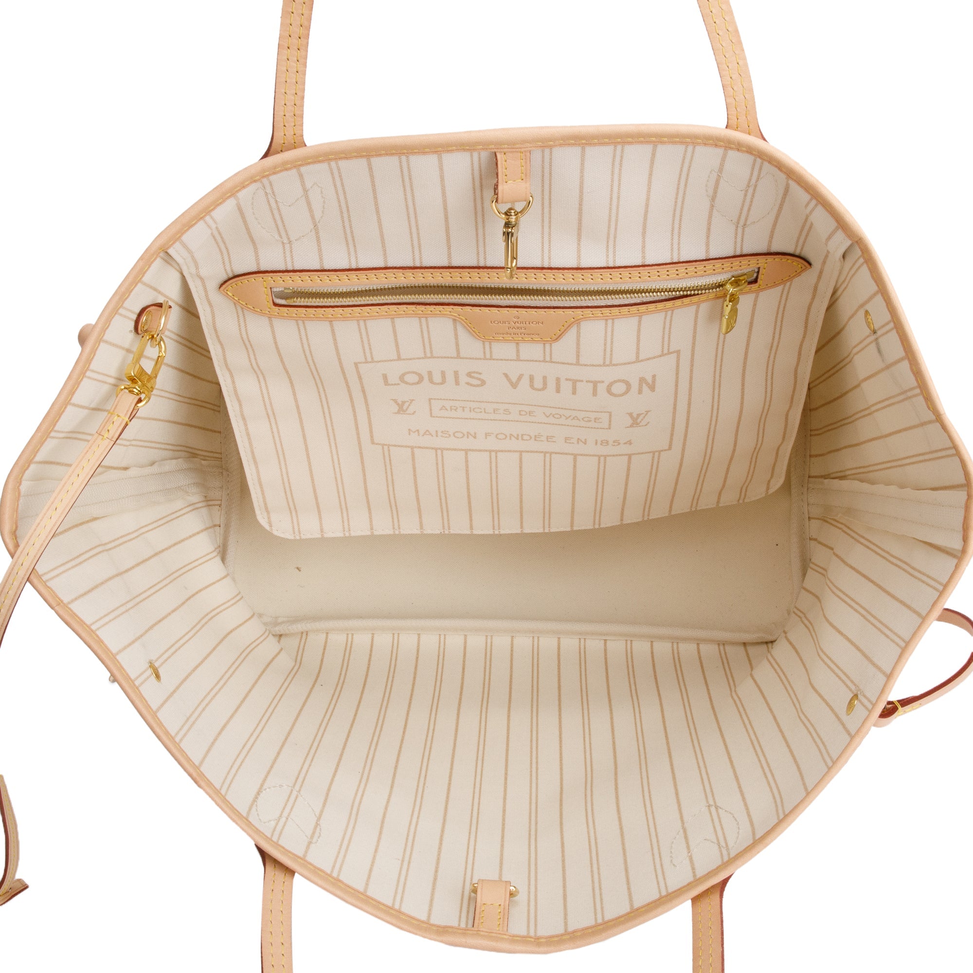 Louis Vuitton 2022 Damier Azur Neverfull MM w/ Pouch