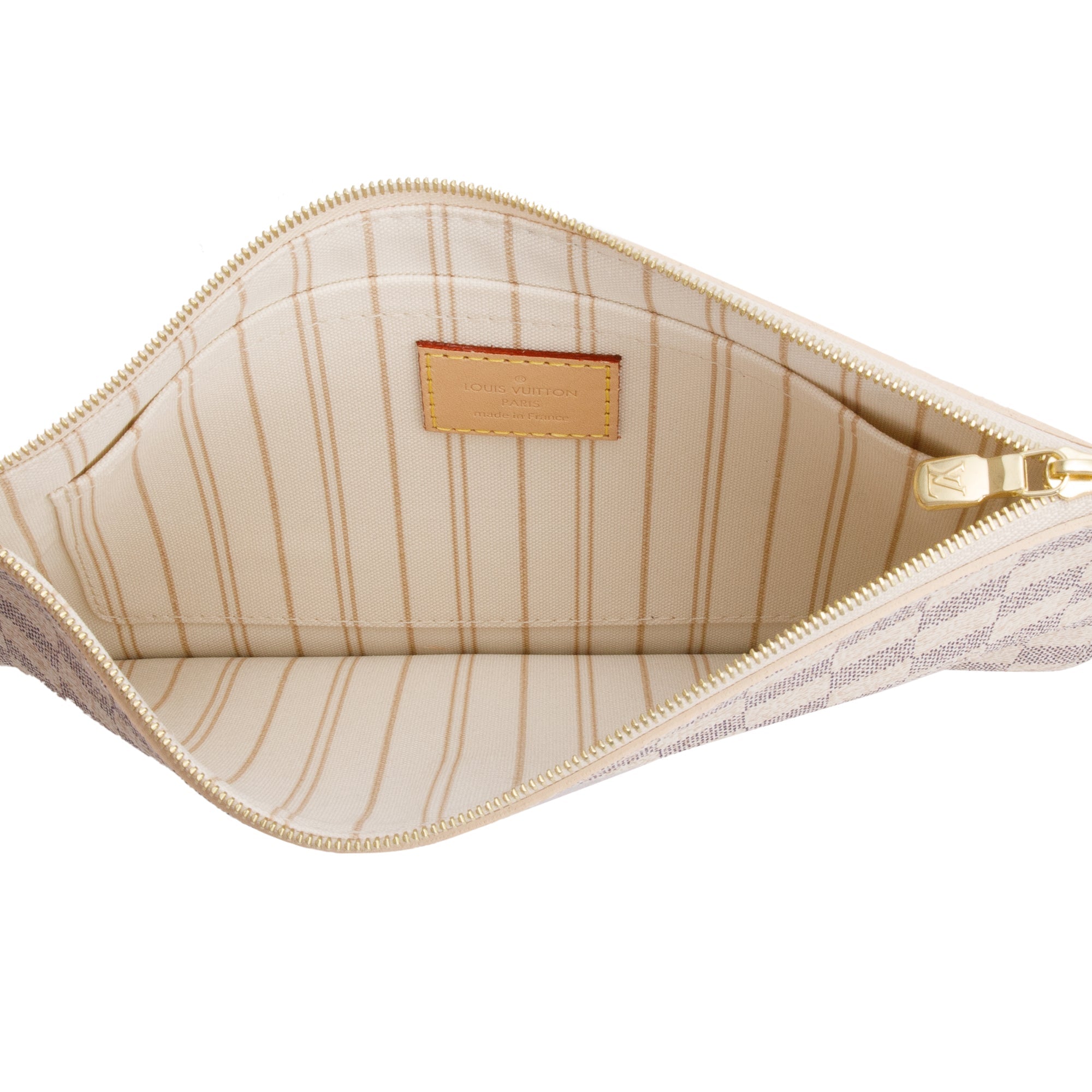 Louis Vuitton 2022 Damier Azur Neverfull MM w/ Pouch