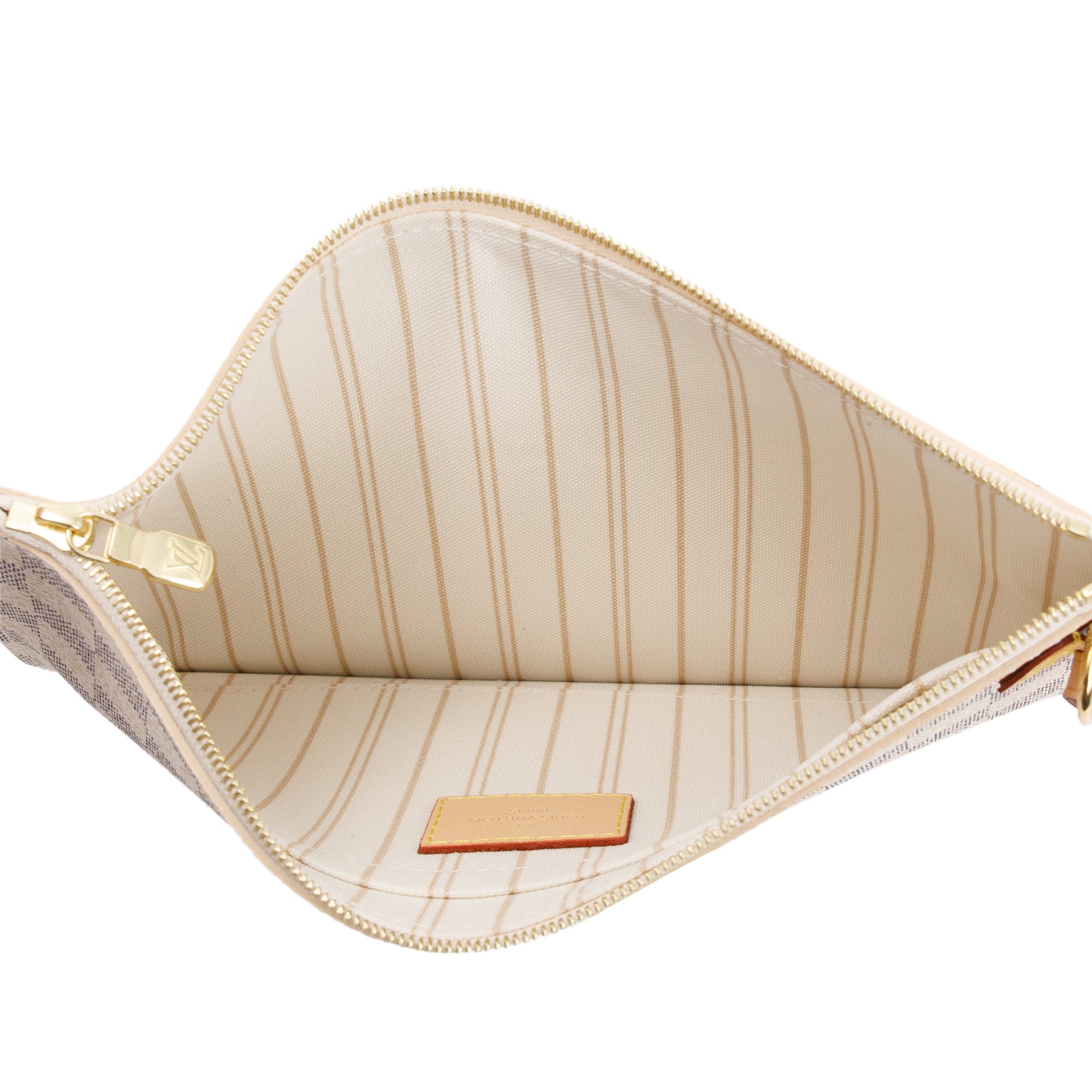 Louis Vuitton 2022 Damier Azur Neverfull MM w/ Pouch & Receipt