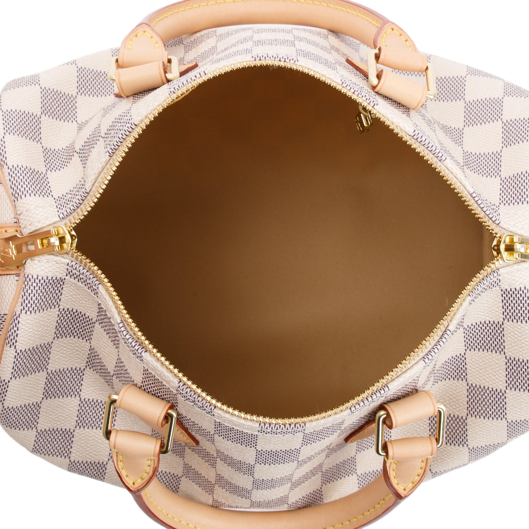 Louis Vuitton 2022 Damier Azur Speedy Bandouliere 25 w/ Box, Receipt & Strap