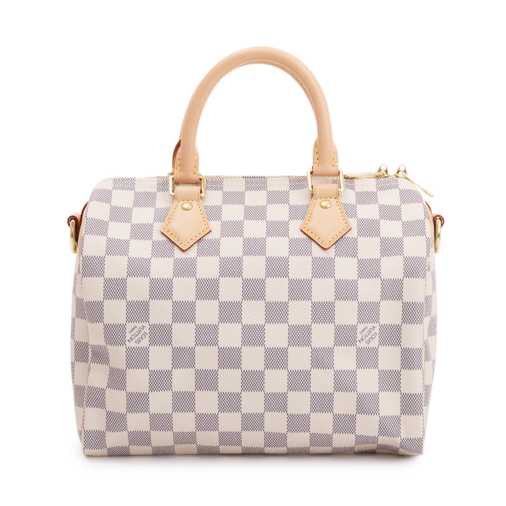 Louis Vuitton 2022 Damier Azur Speedy Bandouliere 25 w/ Box, Receipt & Strap