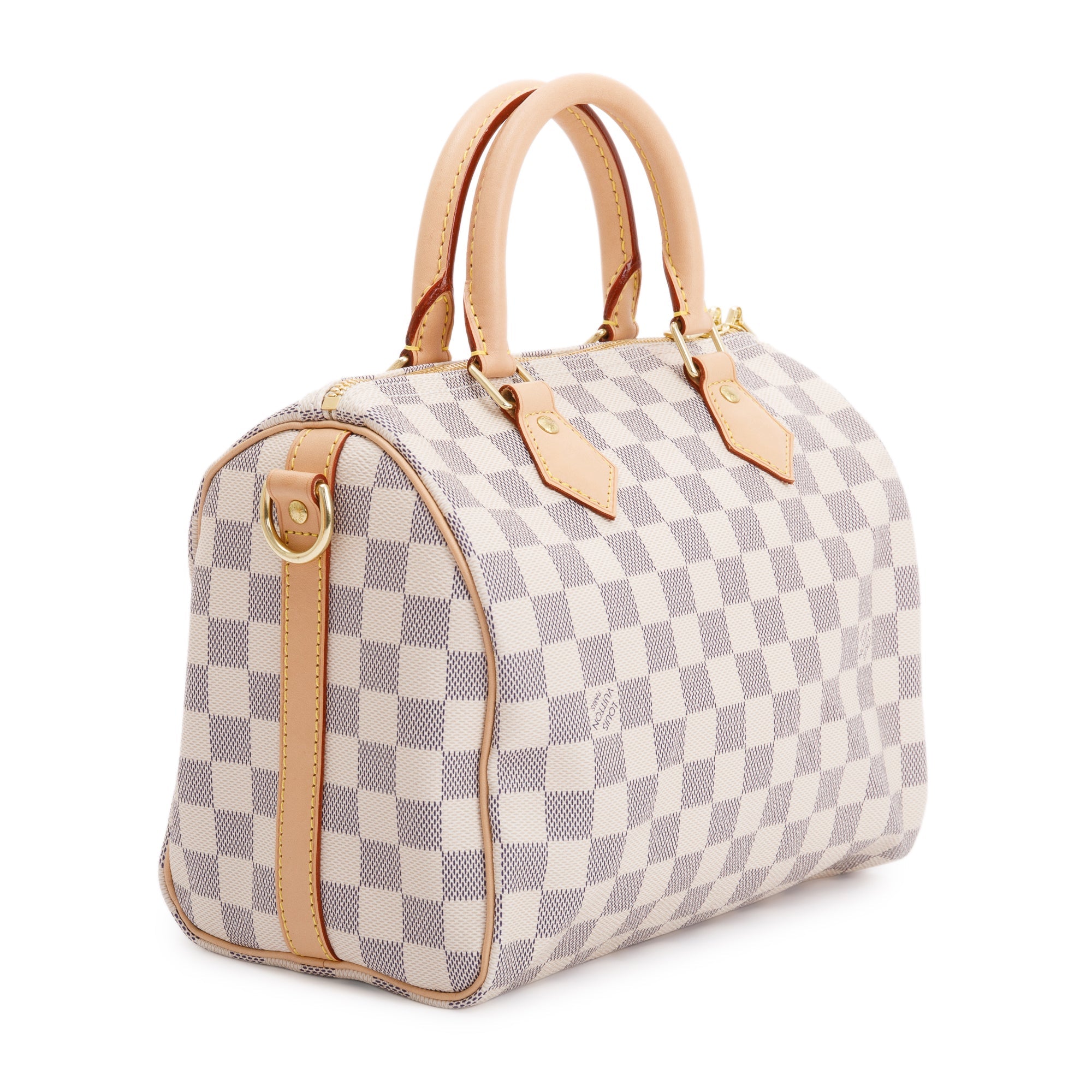 Louis Vuitton 2022 Damier Azur Speedy Bandouliere 25 w/ Box, Receipt & Strap