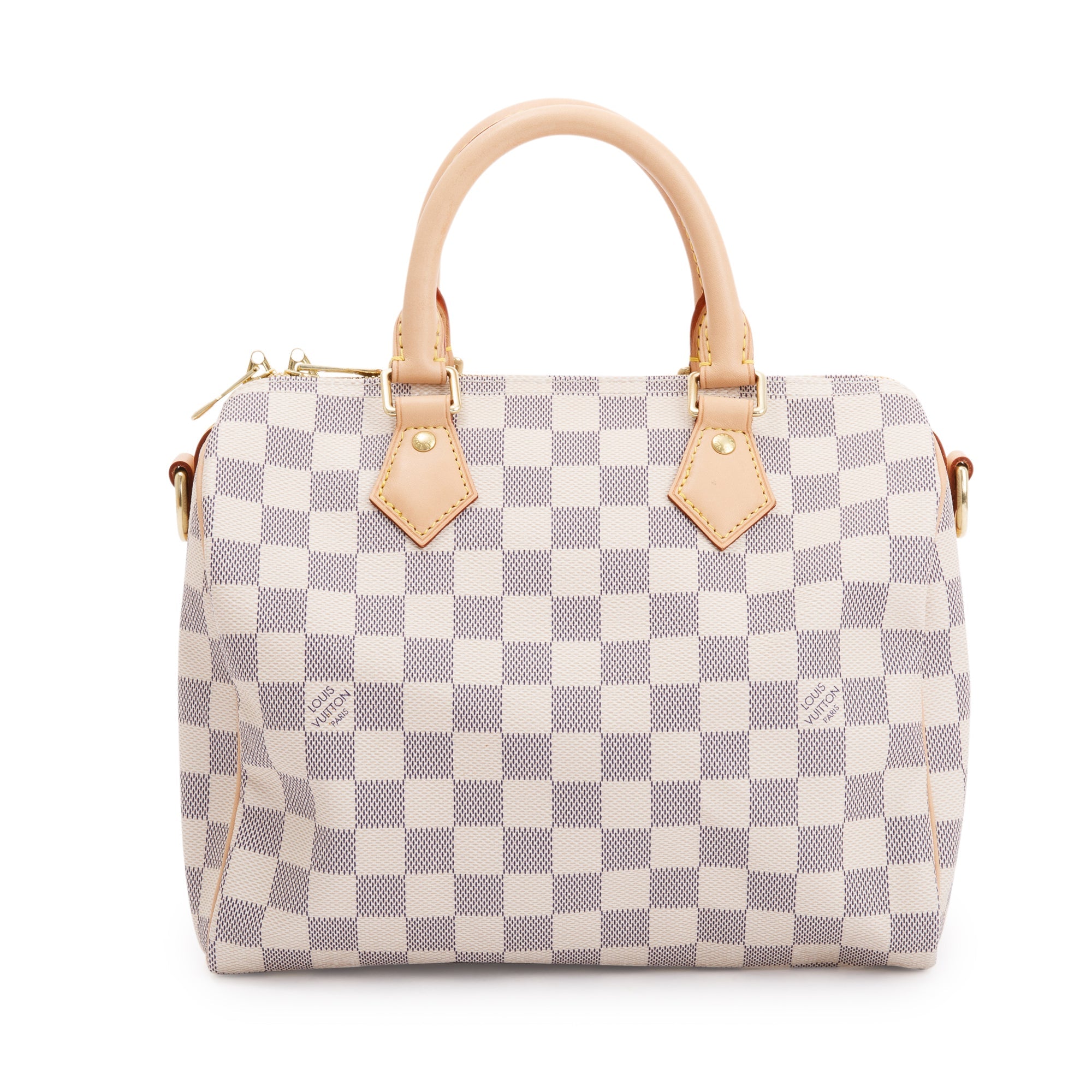 Louis Vuitton 2022 Damier Azur Speedy Bandouliere 25 w/ Box, Receipt & Strap