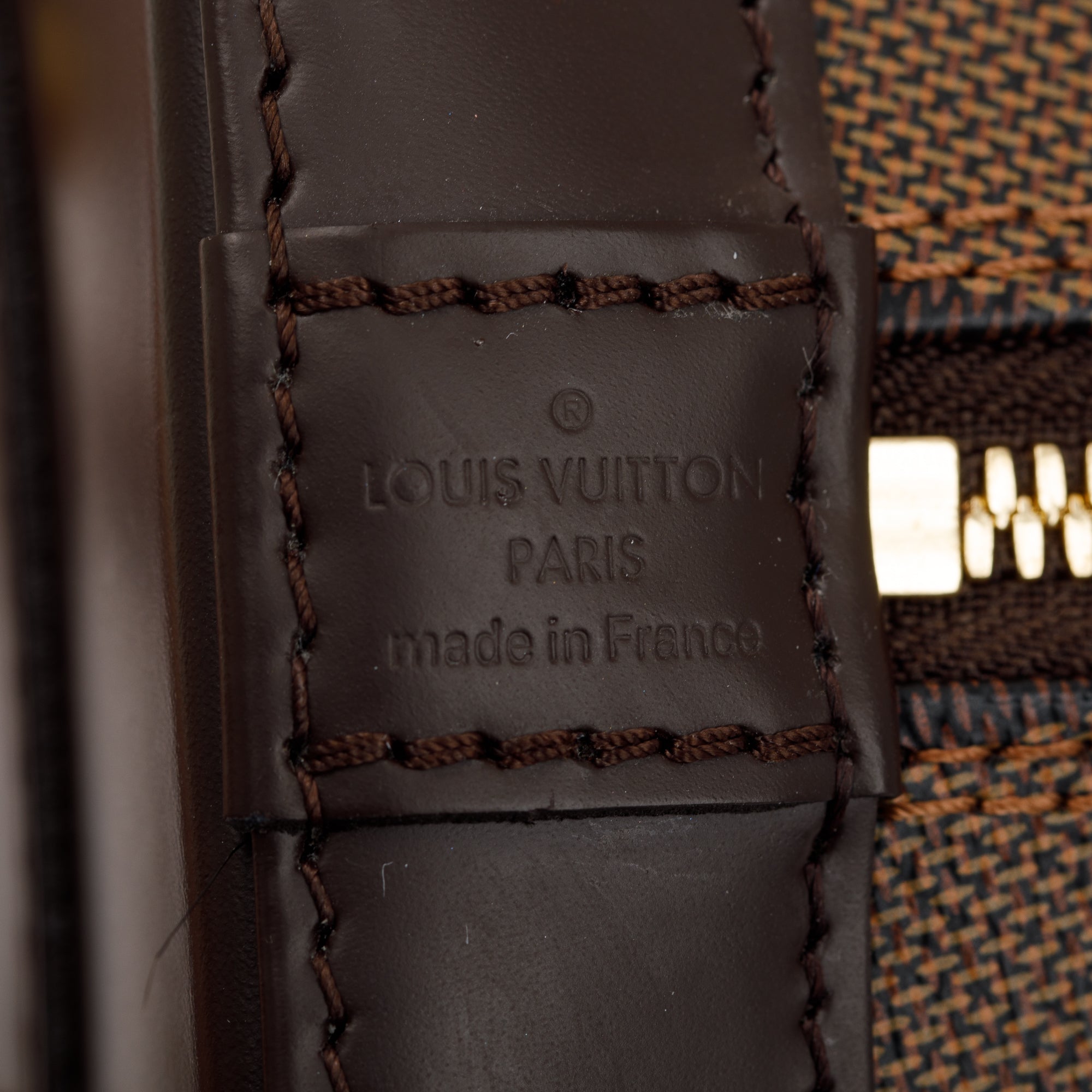 Louis Vuitton 2022 Damier Ebene Alma BB w/ Box & Strap