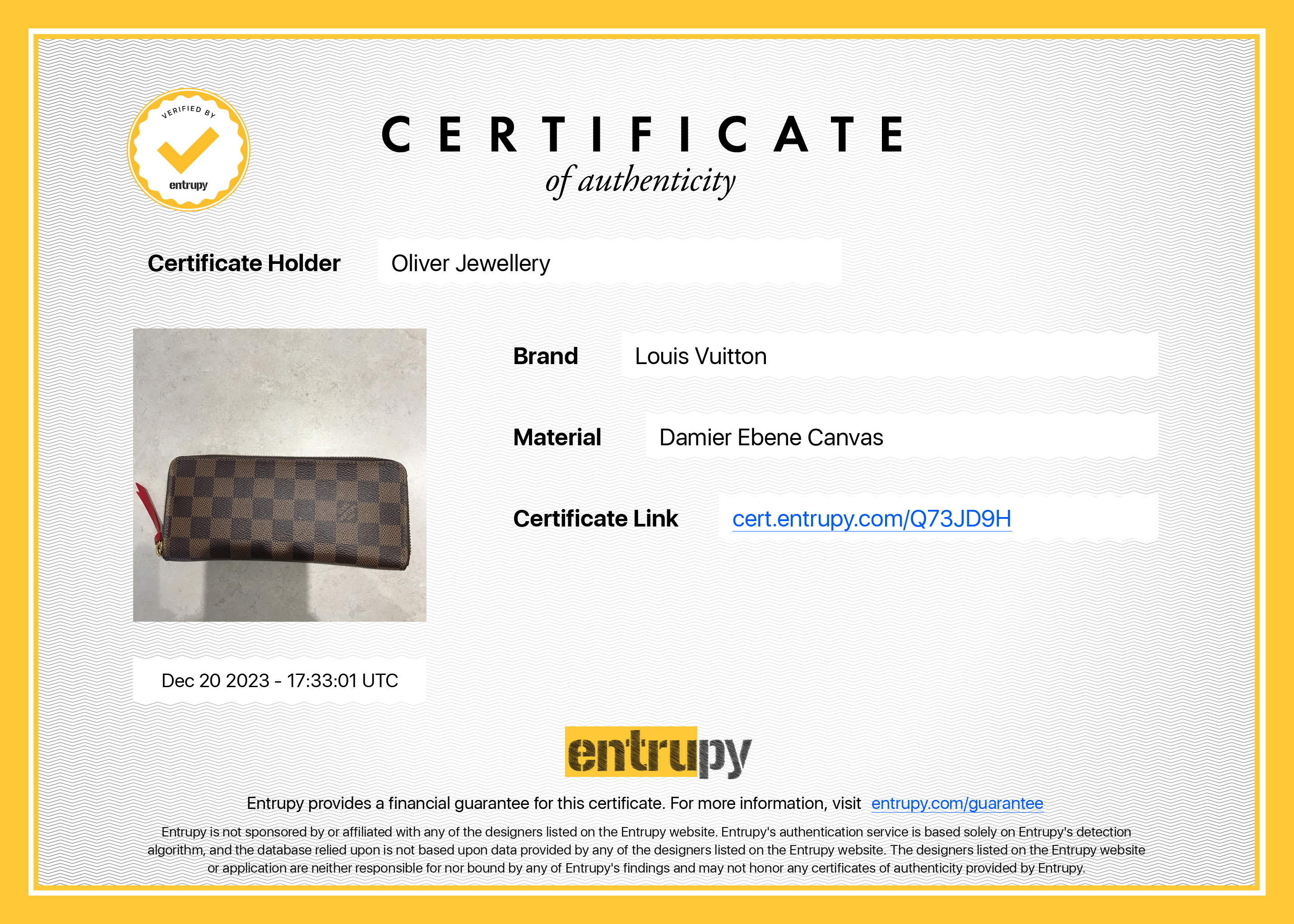 Louis Vuitton 2022 Damier Ebene Clemence Wallet