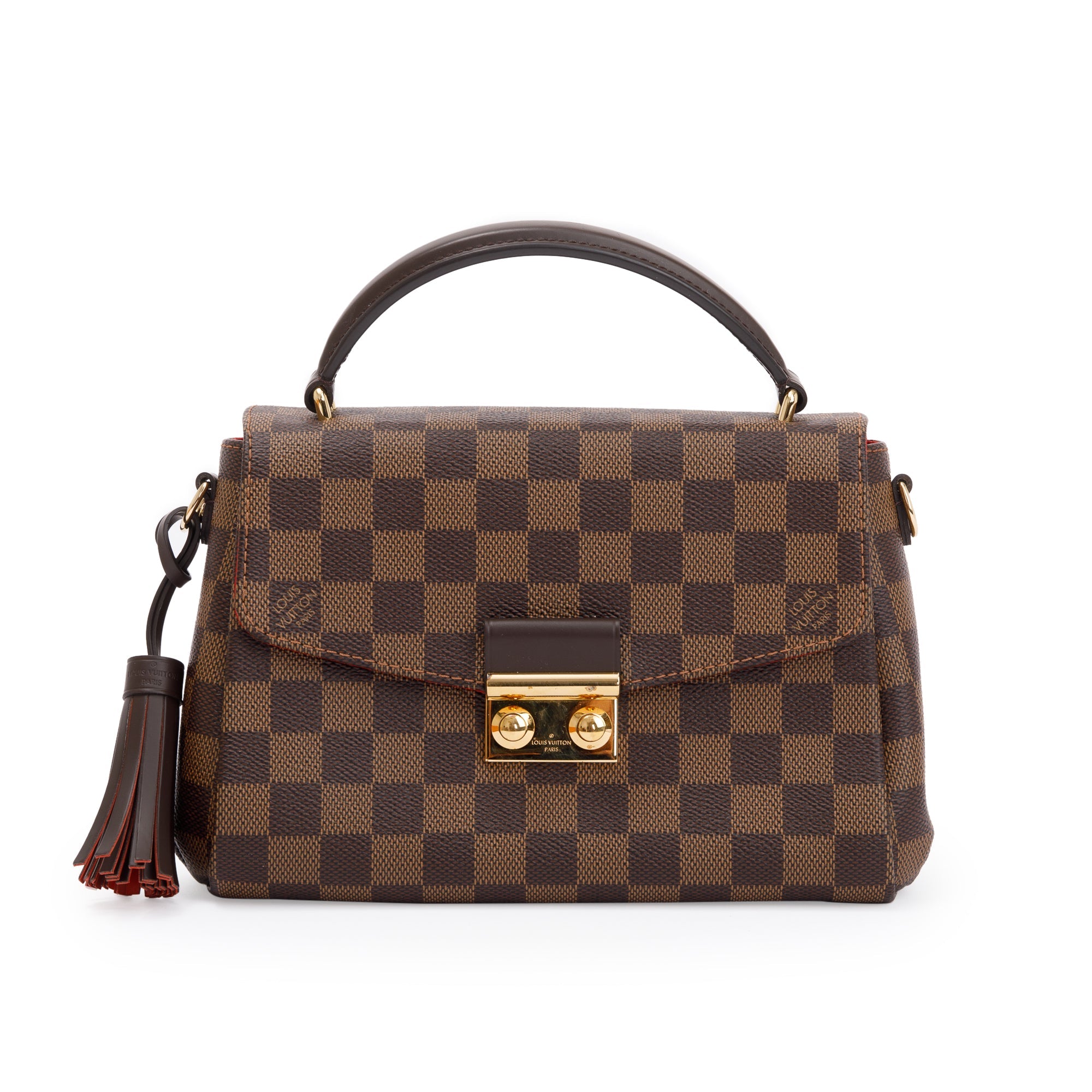 Louis Vuitton 2022 Damier Ebene Croisette w/ Box & Receipt