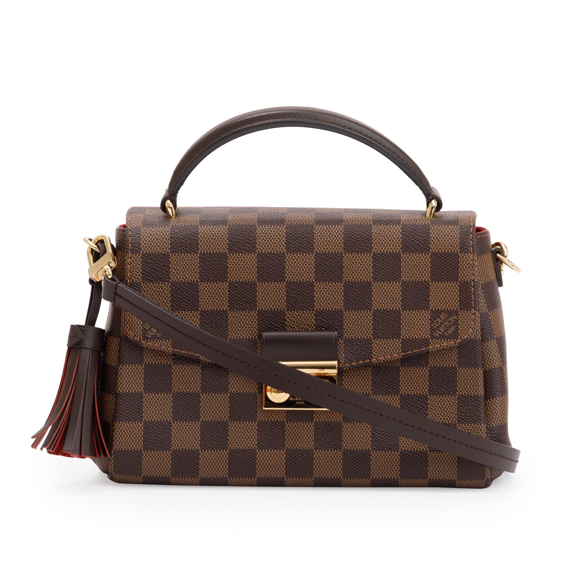 Louis Vuitton 2022 Damier Ebene Croisette w/ Box & Receipt