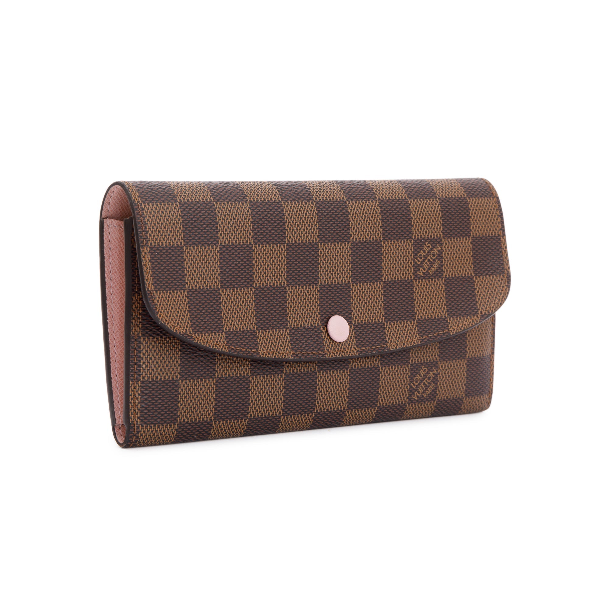 Louis Vuitton 2022 Damier Ebene Emilie Wallet w/ Box
