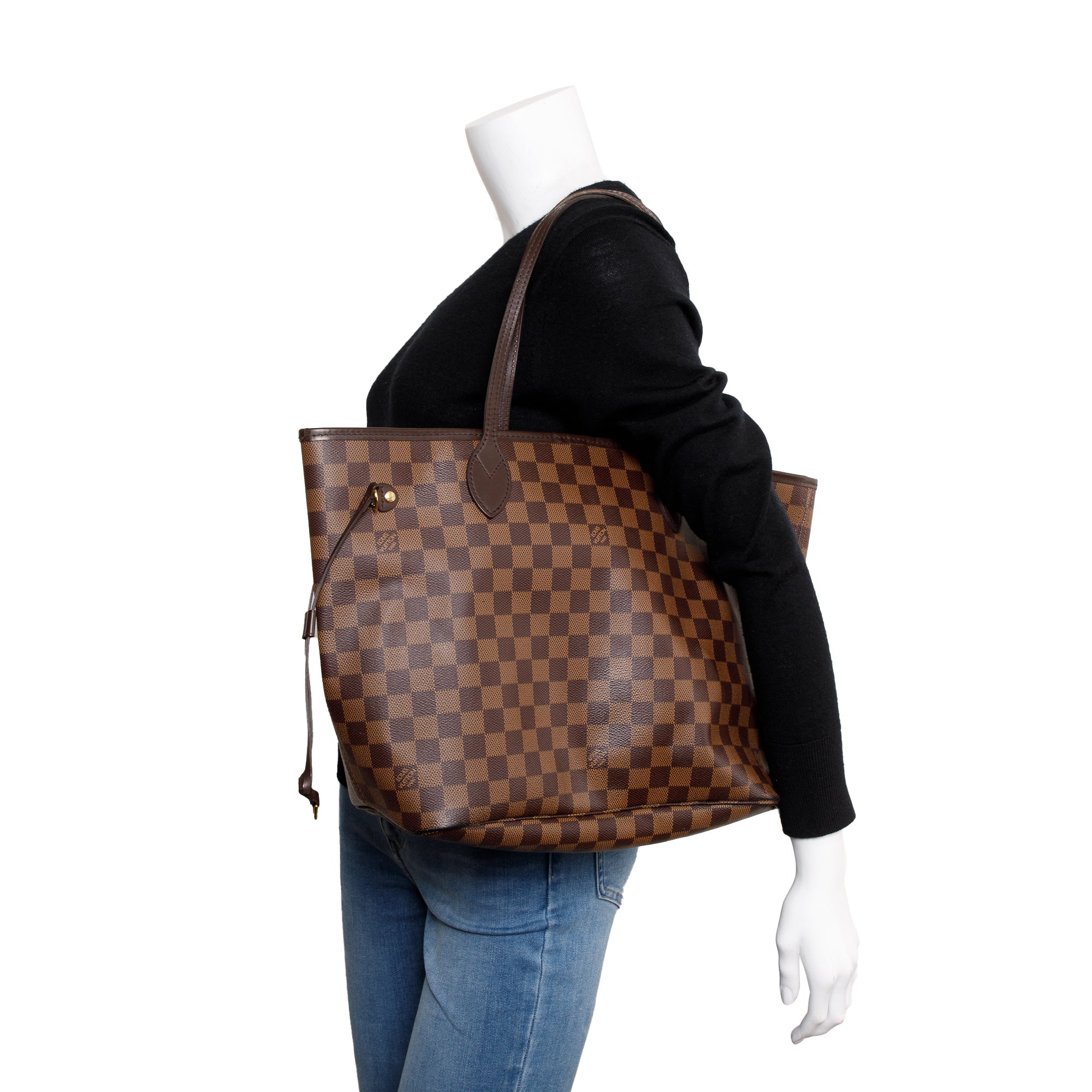 Louis Vuitton 2022 Damier Ebene Neverfull MM
