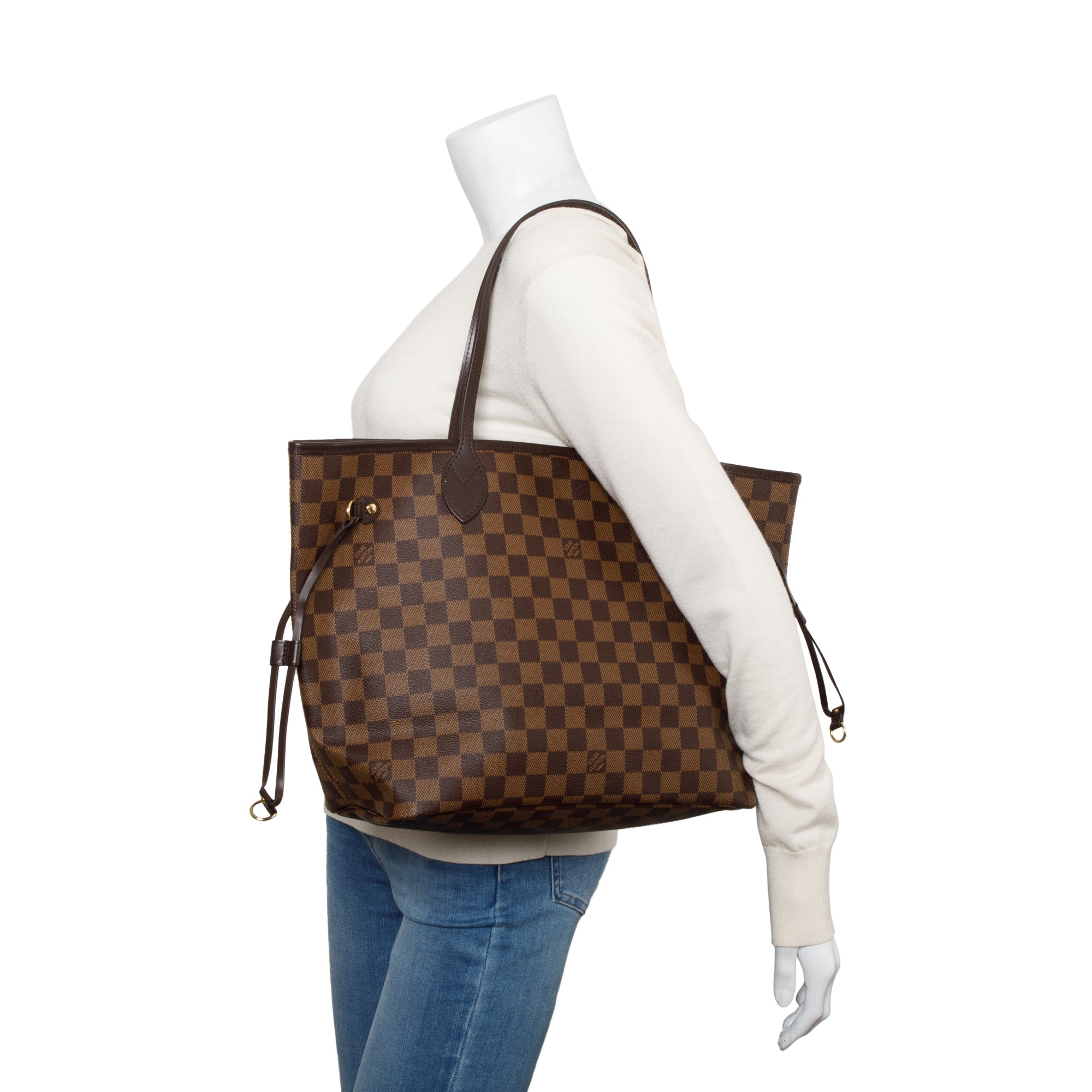 Louis Vuitton 2022 Damier Ebene Neverfull MM