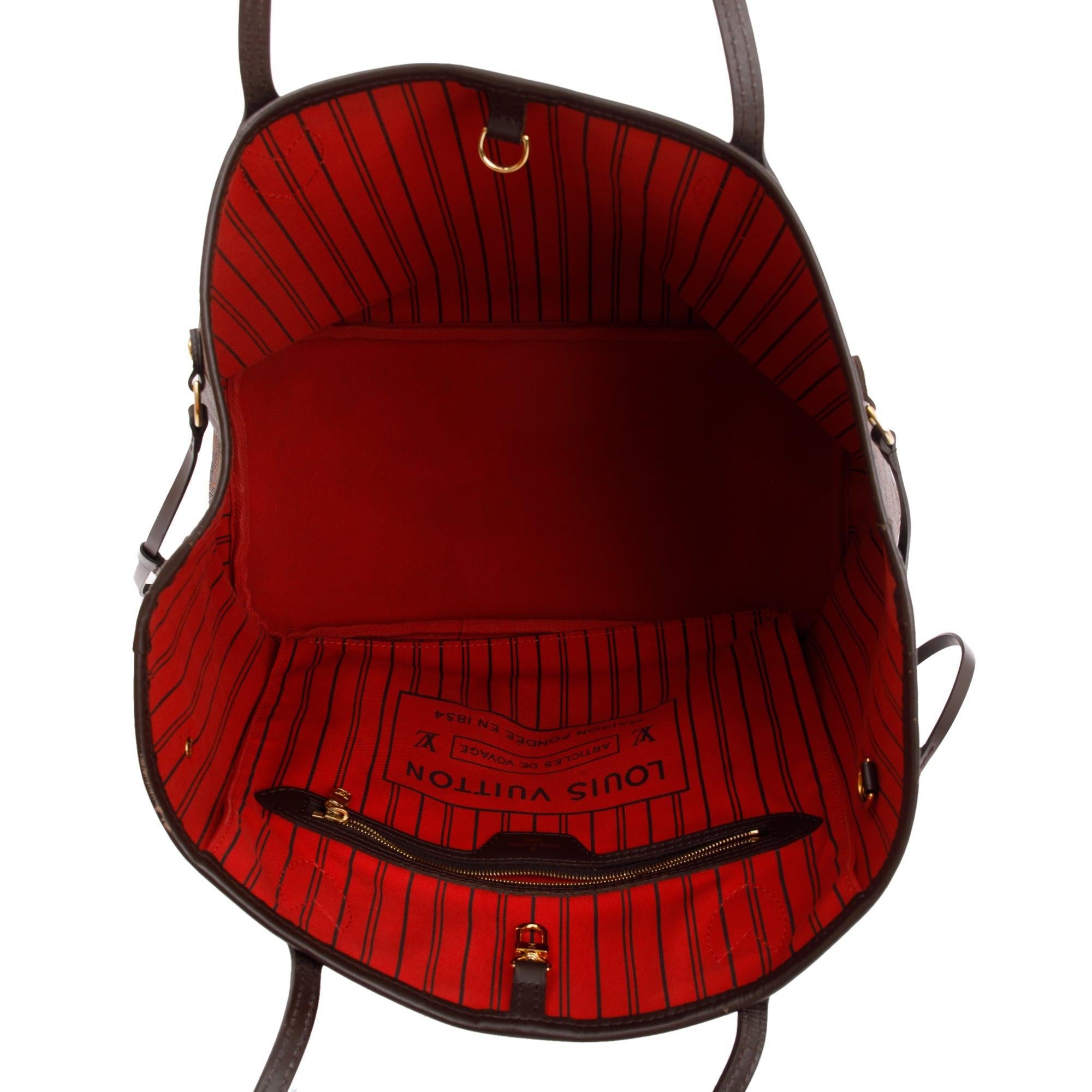 Louis Vuitton 2022 Damier Ebene Neverfull MM w/ Box & Receipt