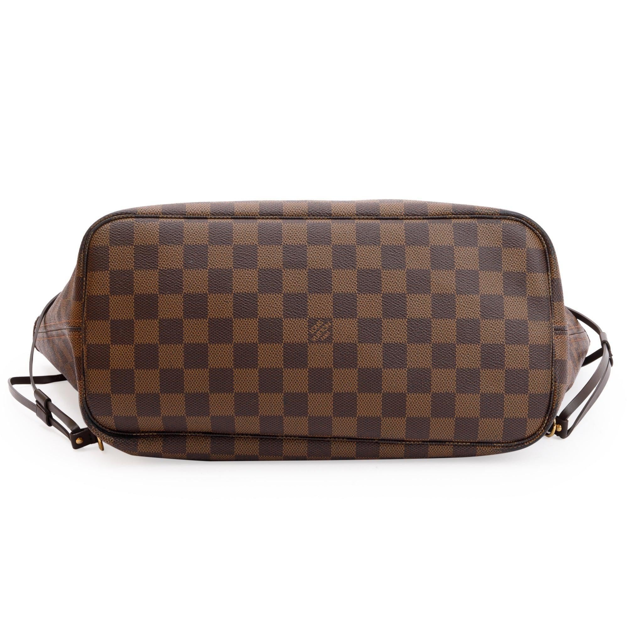 Louis Vuitton 2022 Damier Ebene Neverfull MM w/ Box & Receipt