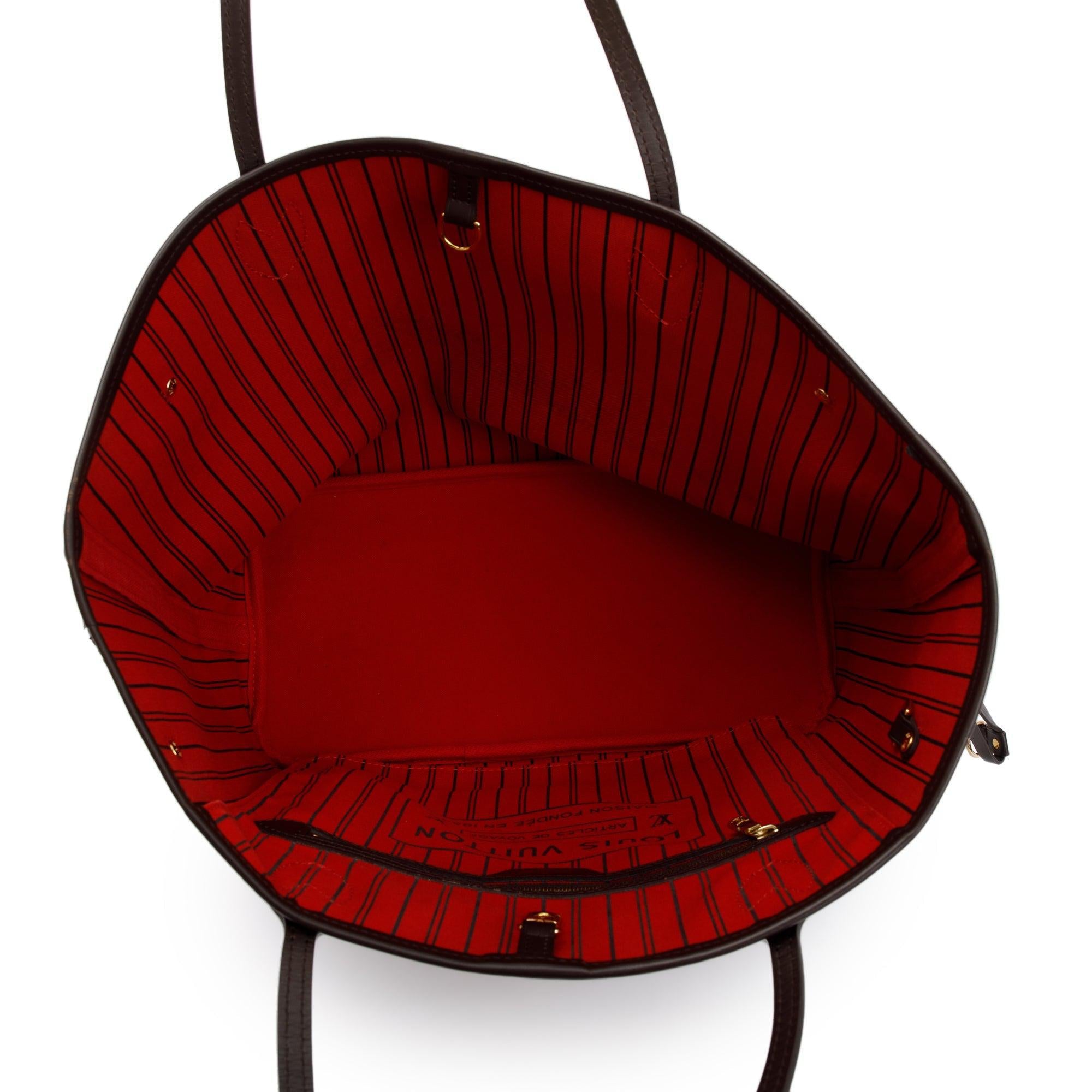 Louis Vuitton 2022 Damier Ebene Neverfull MM w/ Pouch & Box