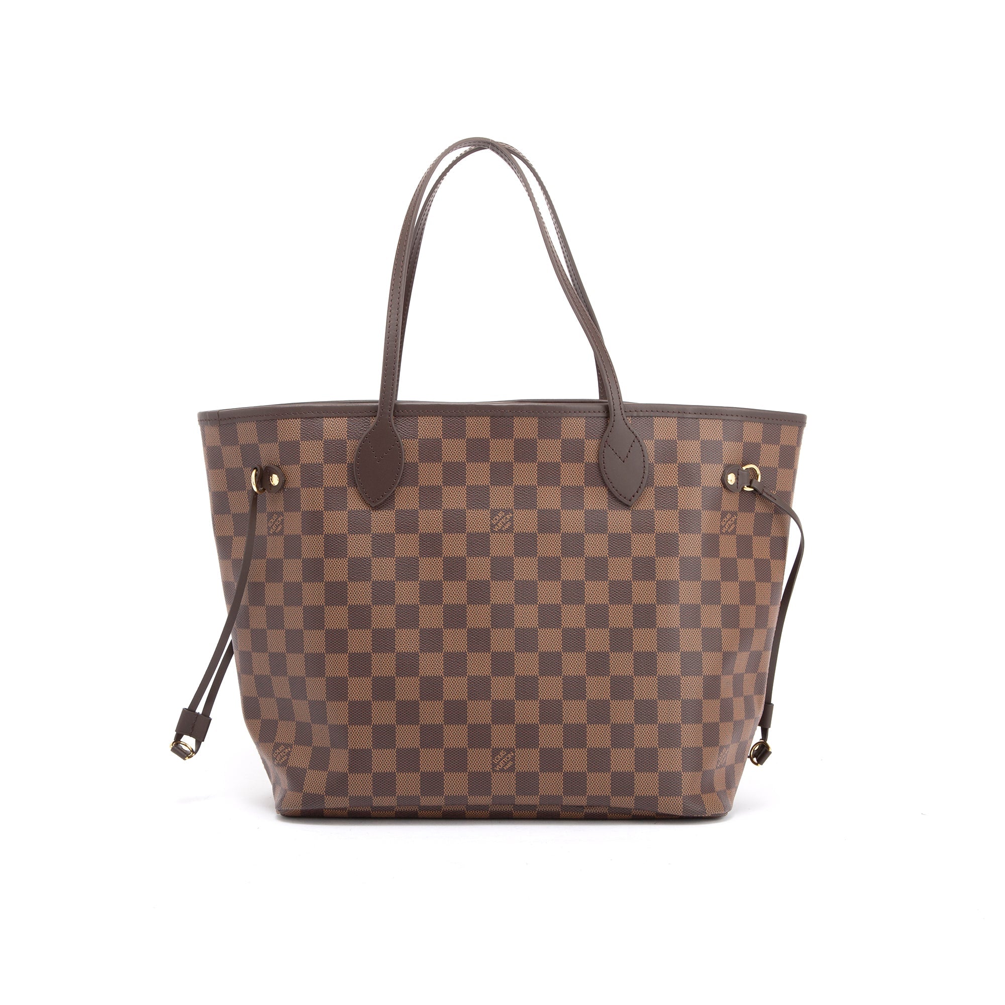 Louis Vuitton 2022 Damier Ebene Neverfull MM w/ Pouch & Box