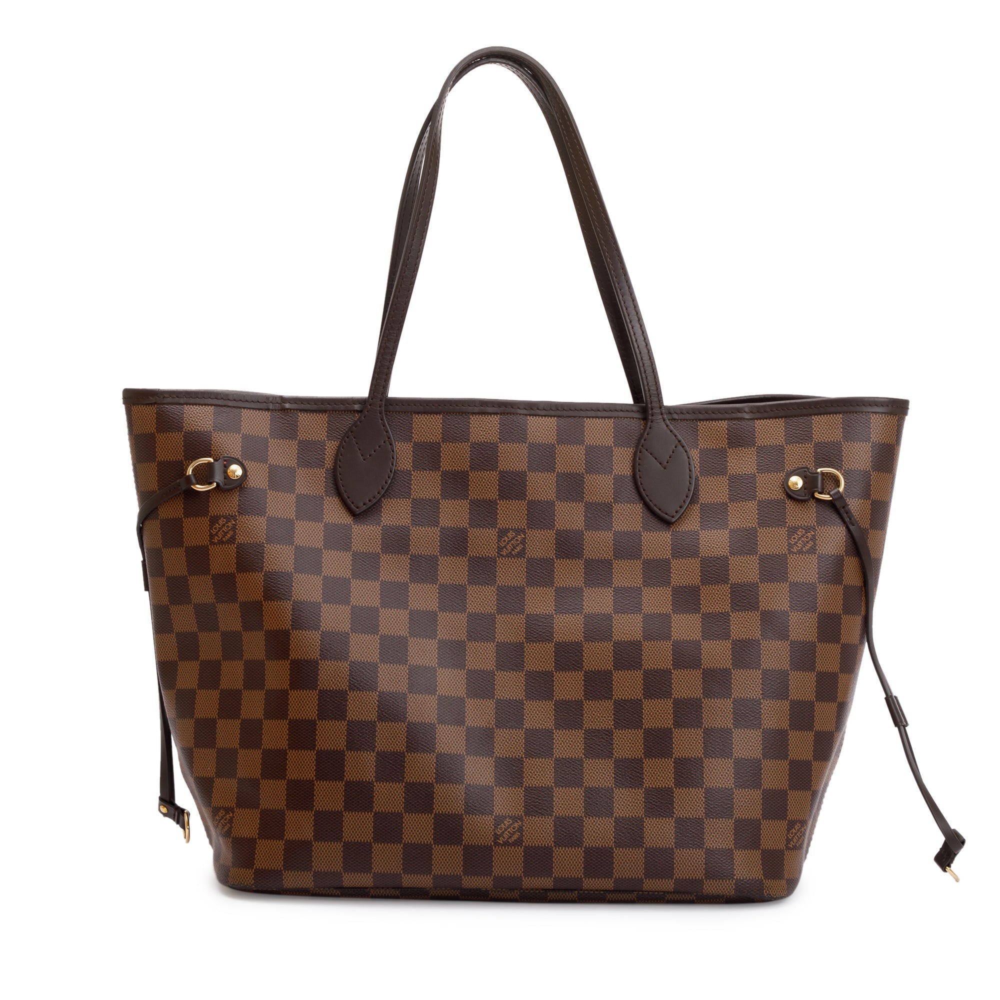 Louis Vuitton 2022 Damier Ebene Neverfull MM w/ Pouch & Box