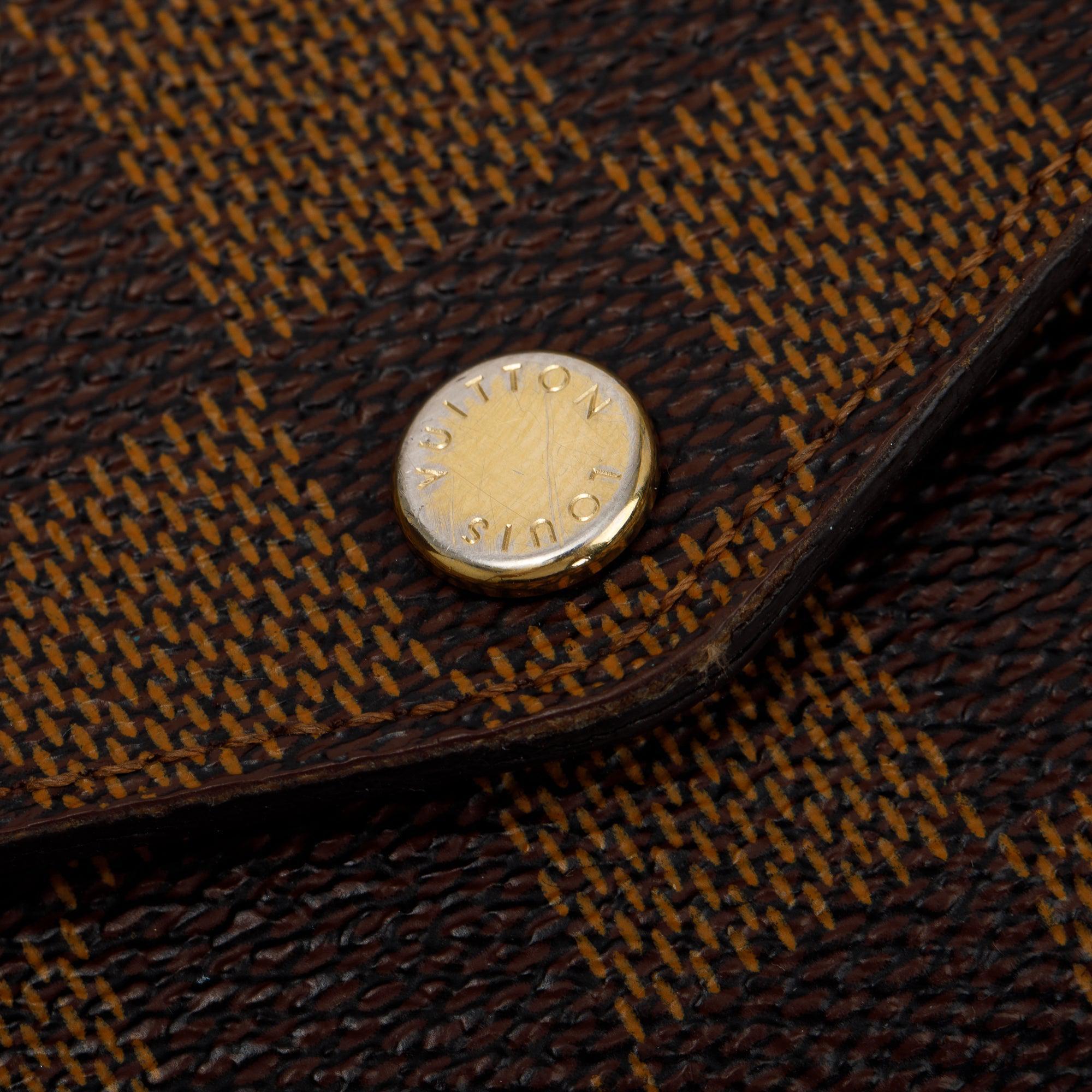 Louis Vuitton 2022 Damier Ebene Sarah Wallet w/ Box