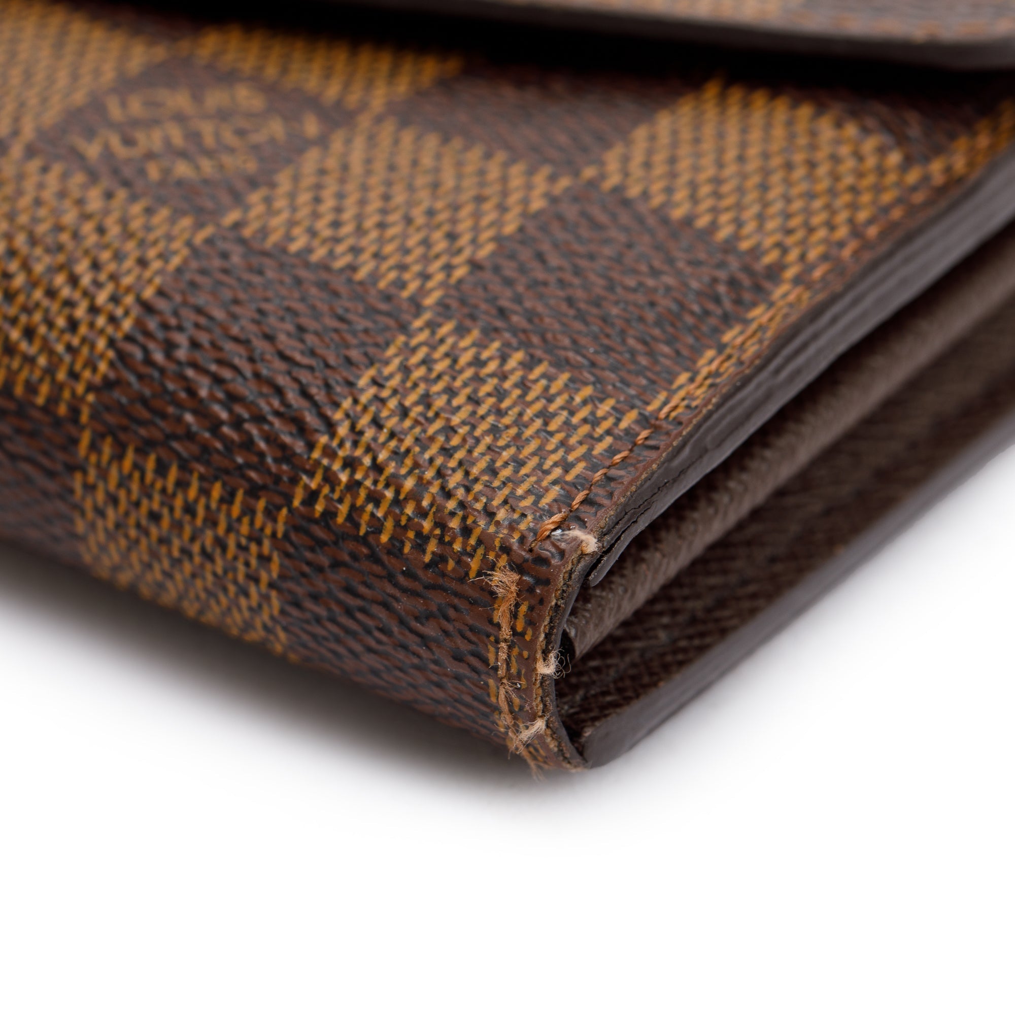 Louis Vuitton 2022 Damier Ebene Sarah Wallet w/ Box