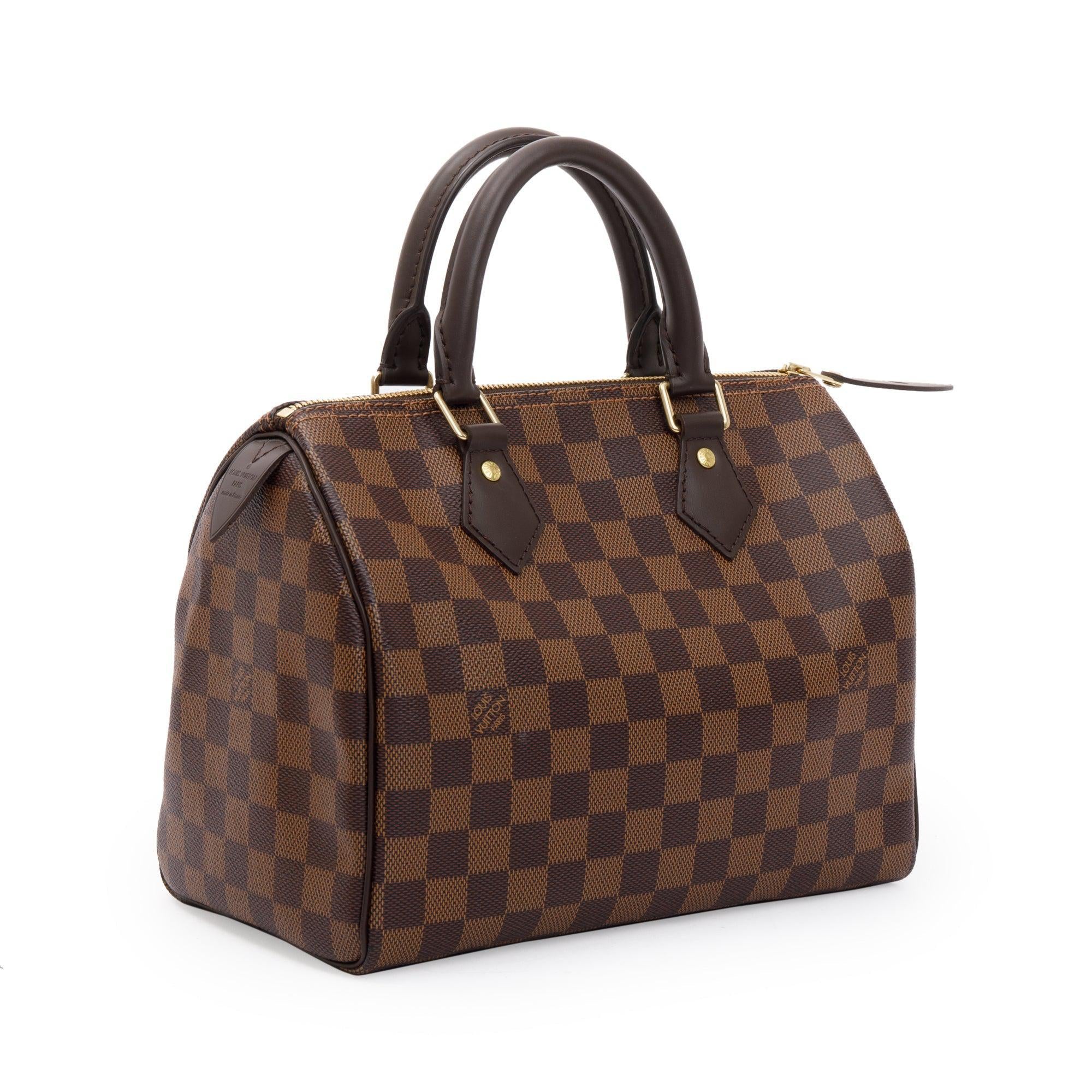 Louis Vuitton 2022 Damier Ebene Speedy 25