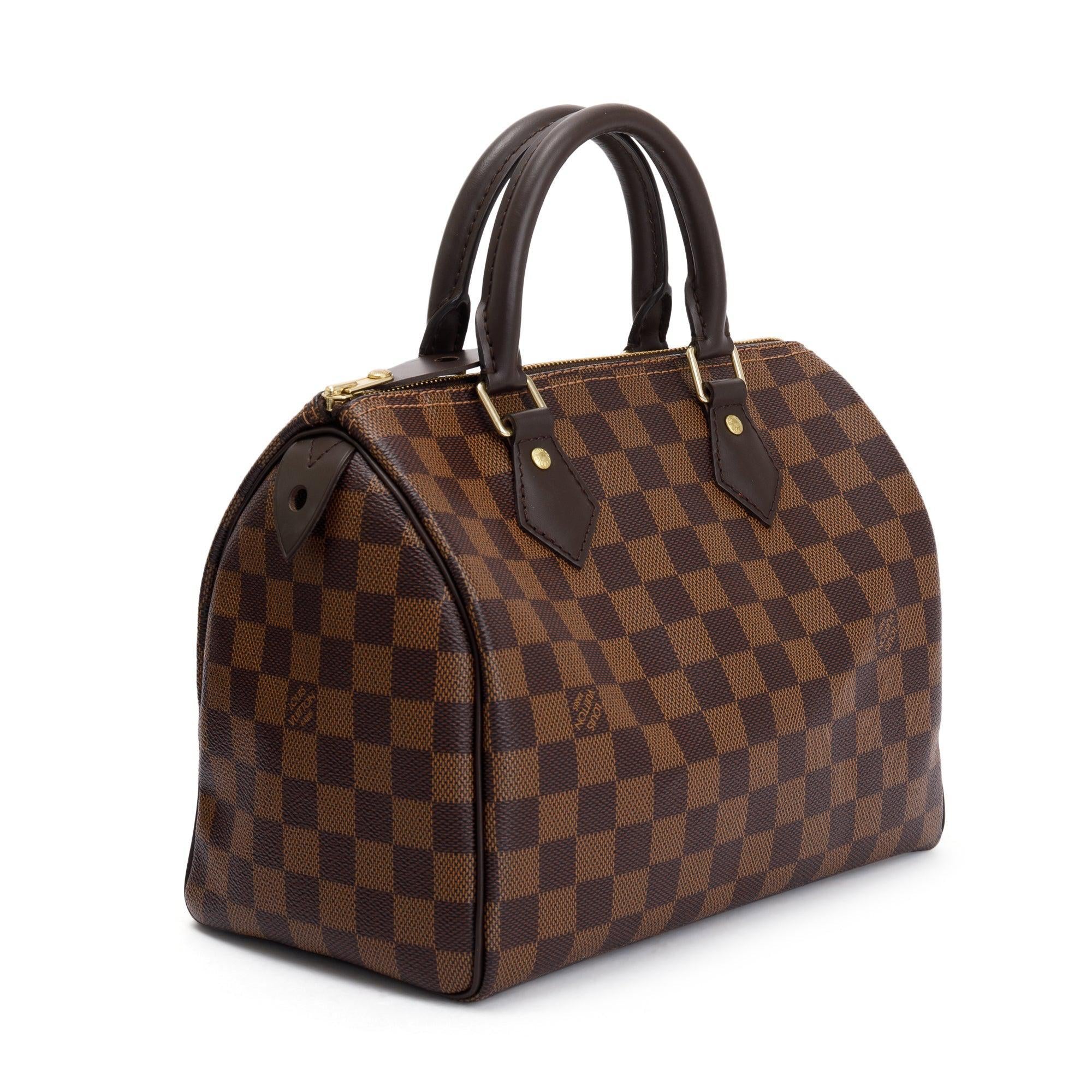 Louis Vuitton 2022 Damier Ebene Speedy 25