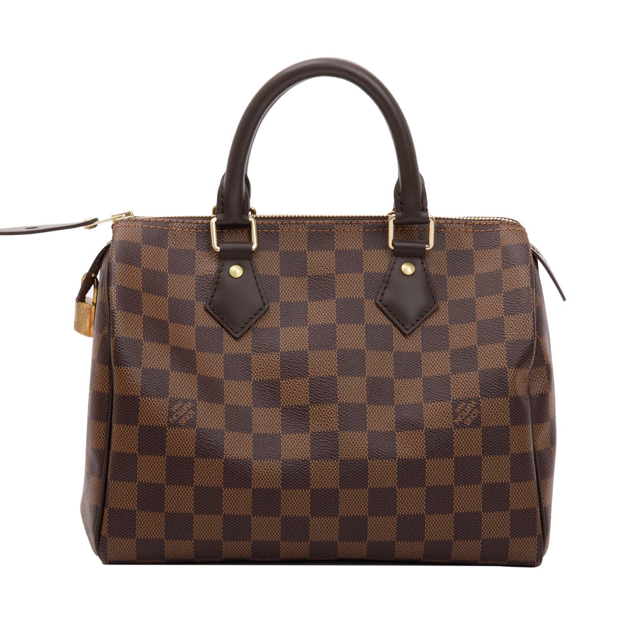 Louis Vuitton 2022 Damier Ebene Speedy 25