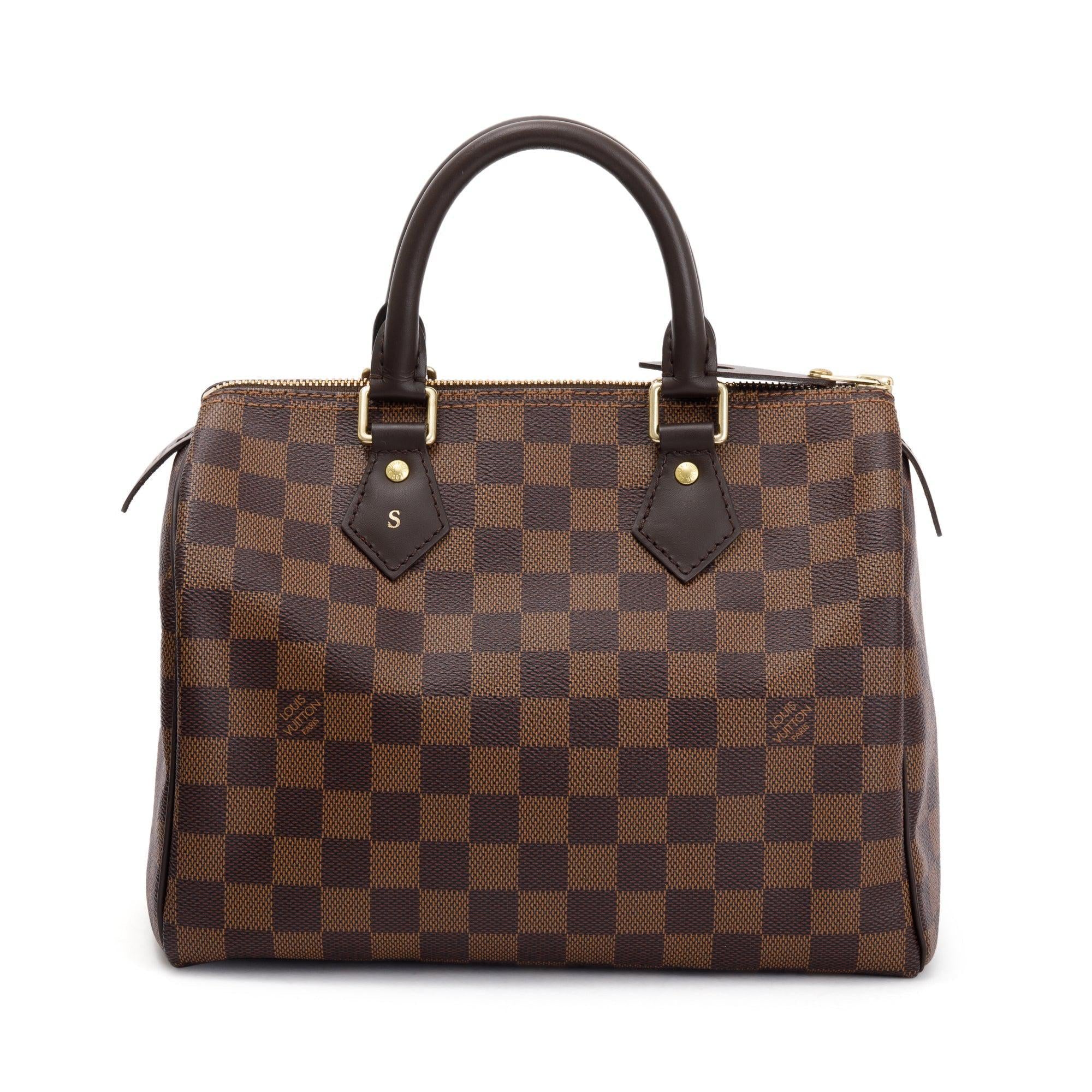 Louis Vuitton 2022 Damier Ebene Speedy 25