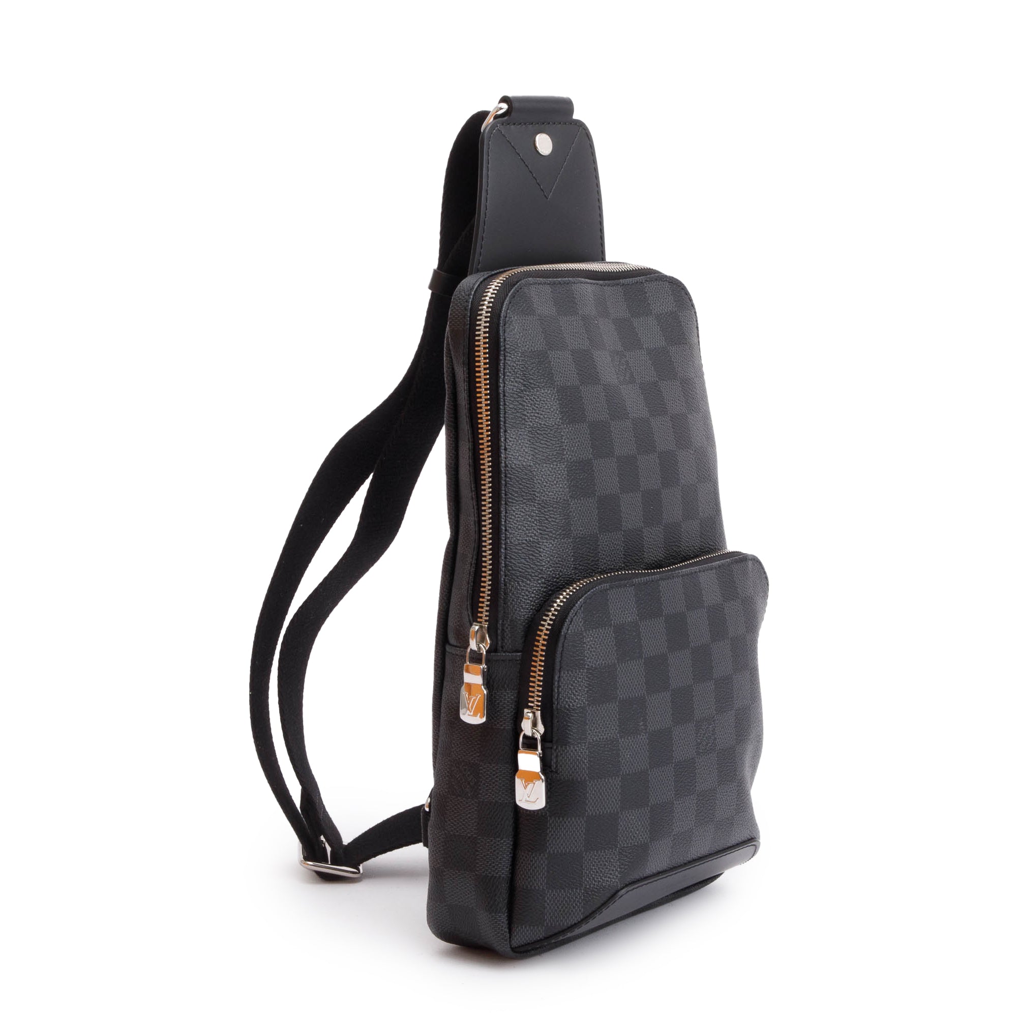 Louis Vuitton 2022 Damier Graphite Avenue Sling Bag w/ Box & Receipt