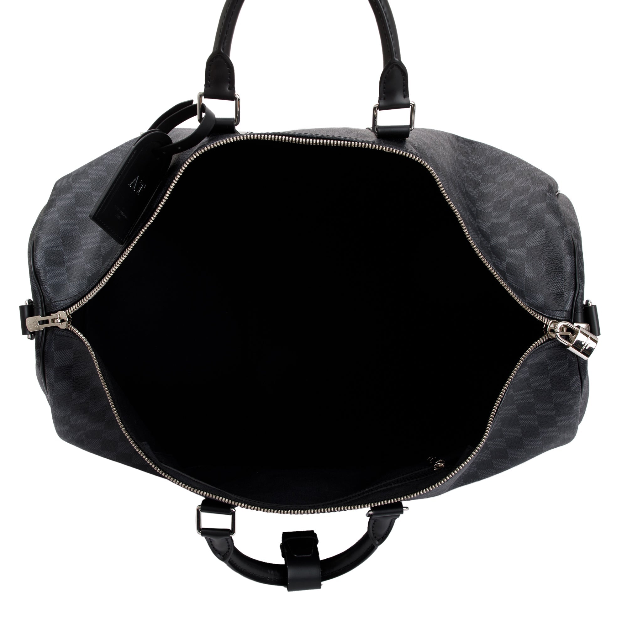 Louis Vuitton 2022 Damier Graphite Keepall Bandouliere 55 w/ Strap & Box