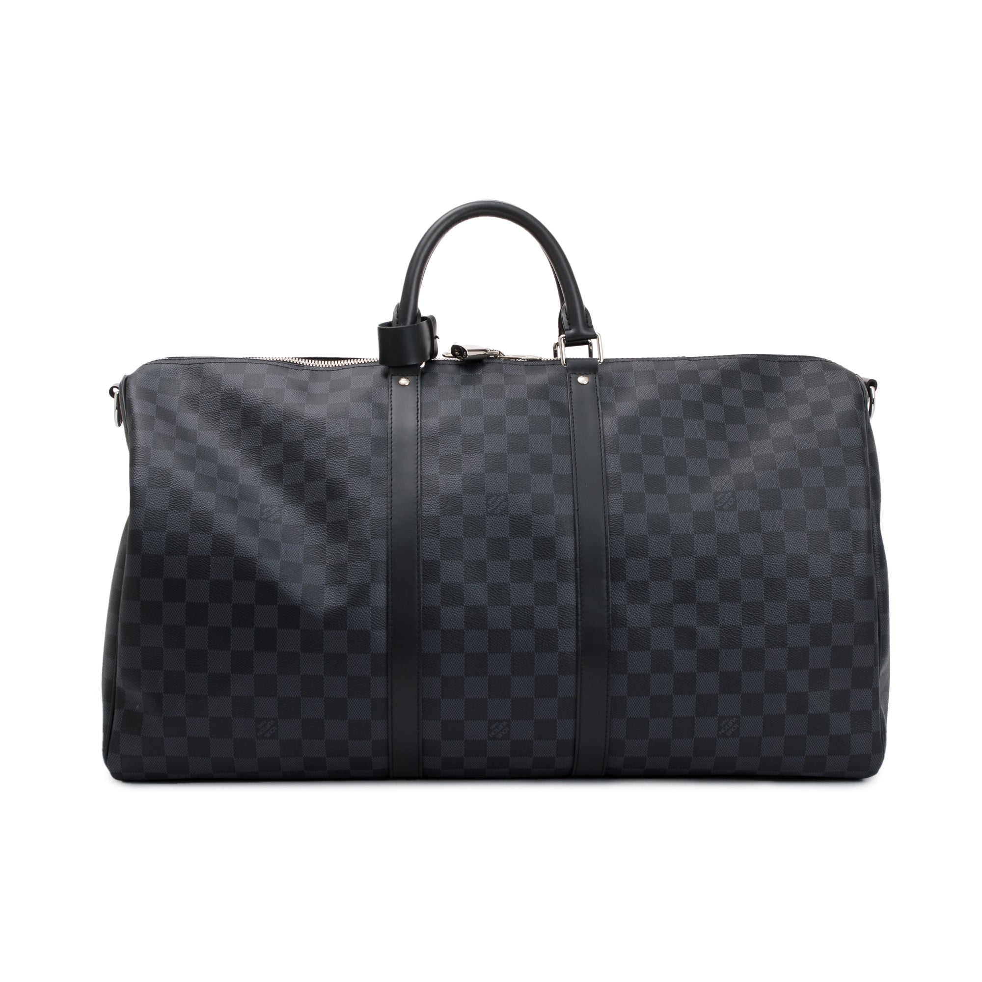 Louis Vuitton 2022 Damier Graphite Keepall Bandouliere 55 w/ Strap & Box