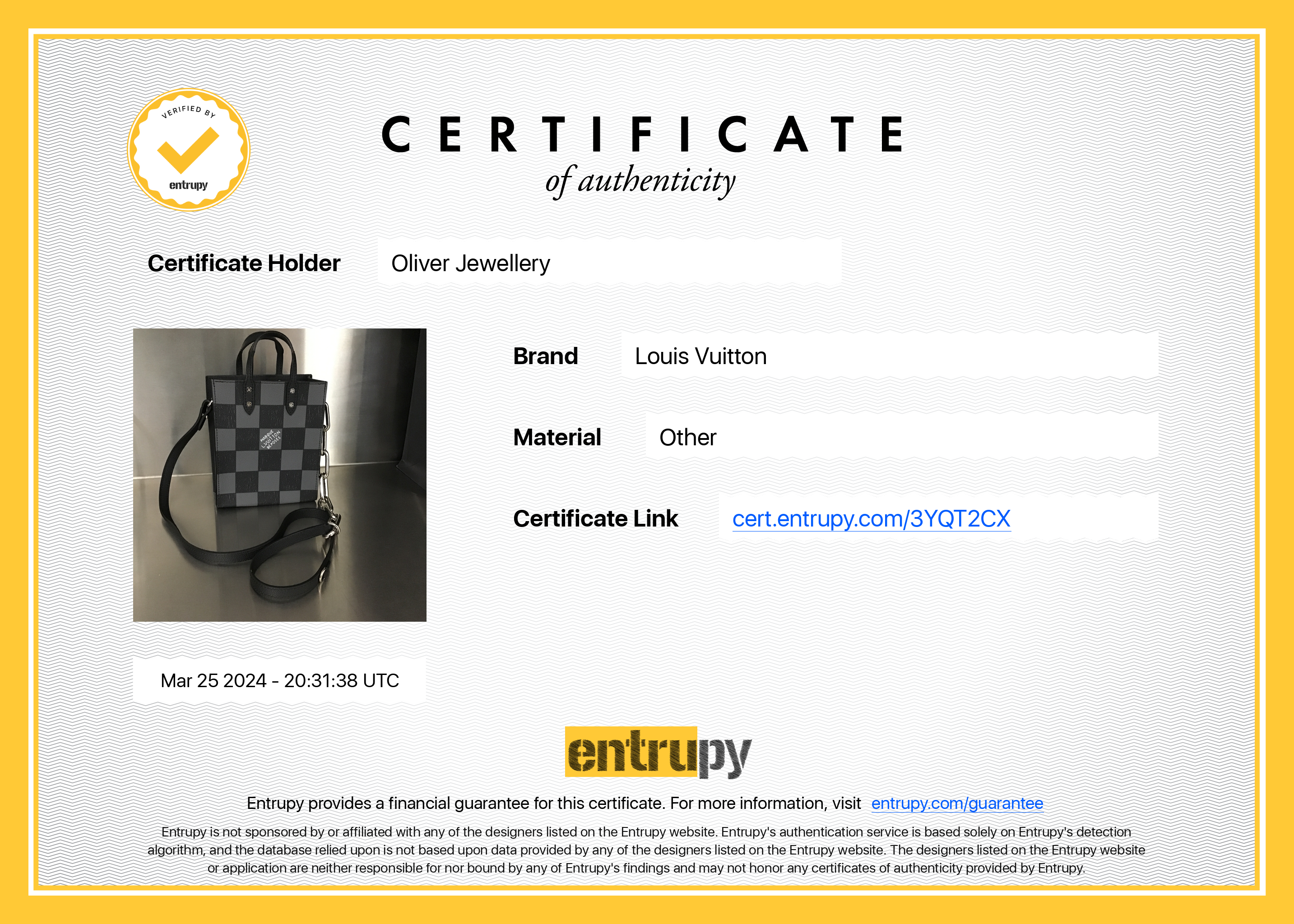 Louis Vuitton 2022 Damier Graphite Sac Plat XS w/ Strap & Box