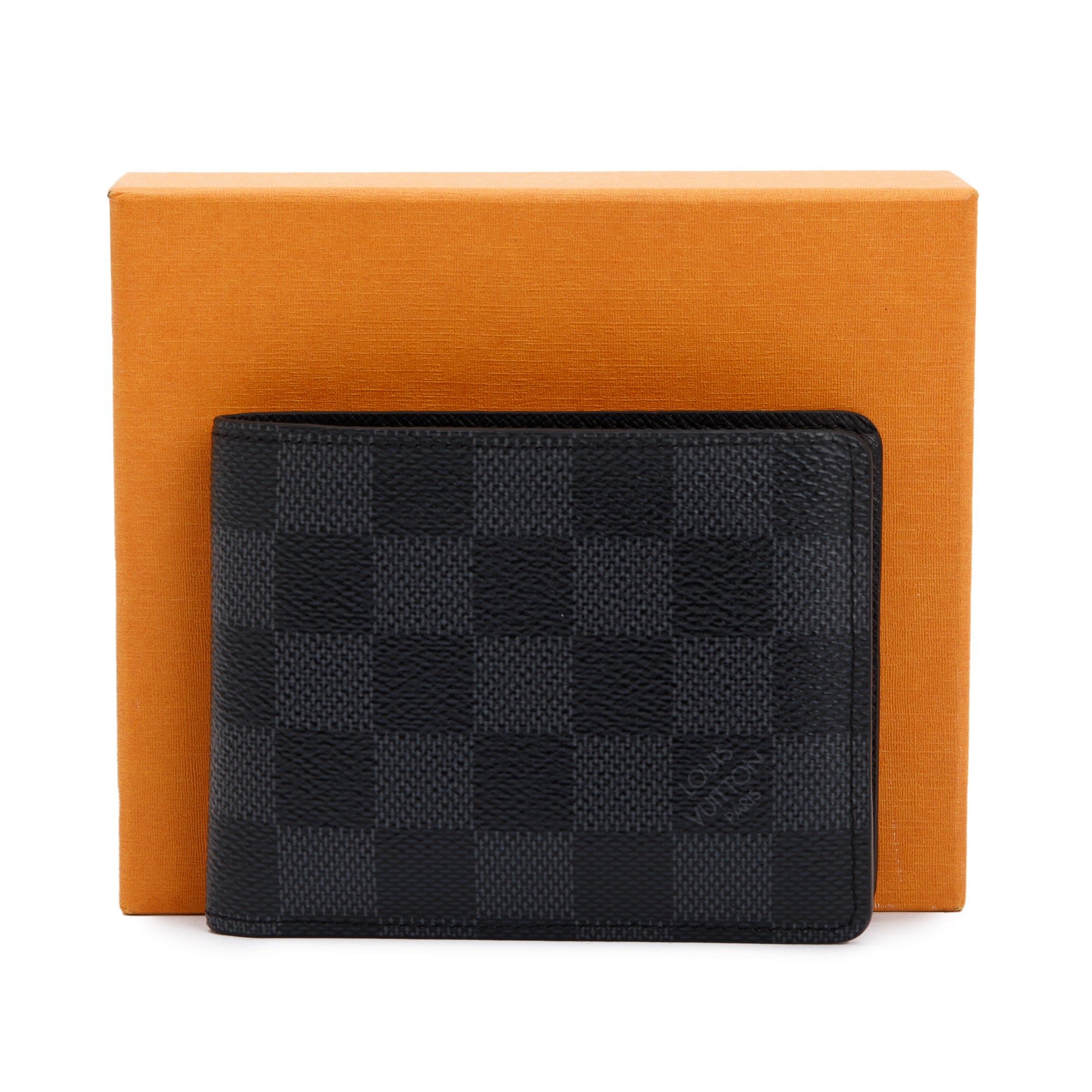 Louis Vuitton 2022 Damier Graphite Slender Wallet w/ Box