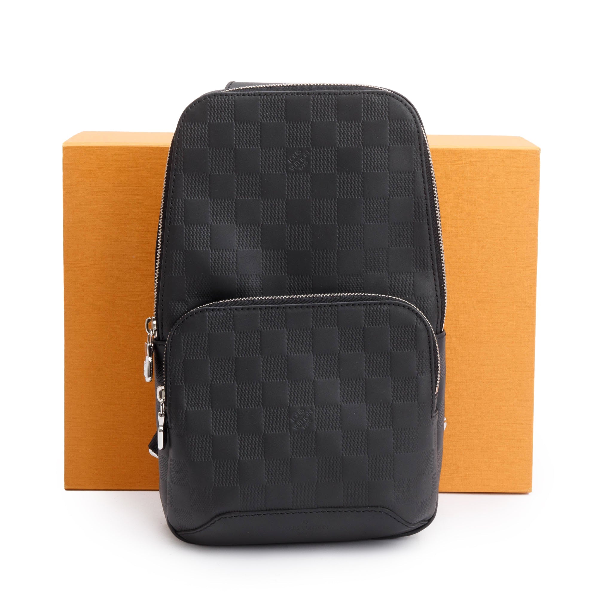 Louis Vuitton 2022 Damier Infini Leather Avenue Sling Bag w/ Box