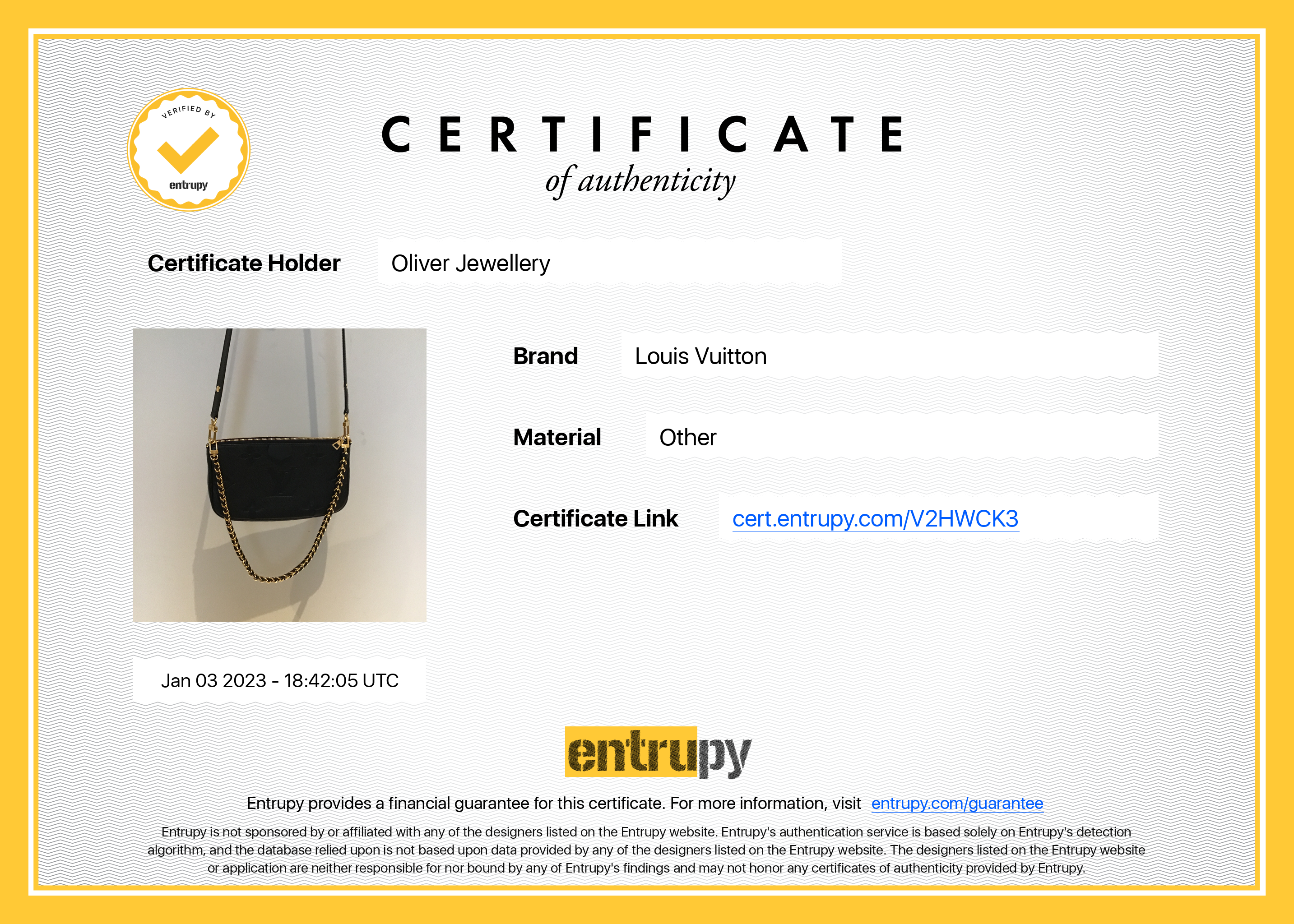 Louis Vuitton 2022 Empreinte Leather Multi-Pochette Accessoires w/ Box & Receipt