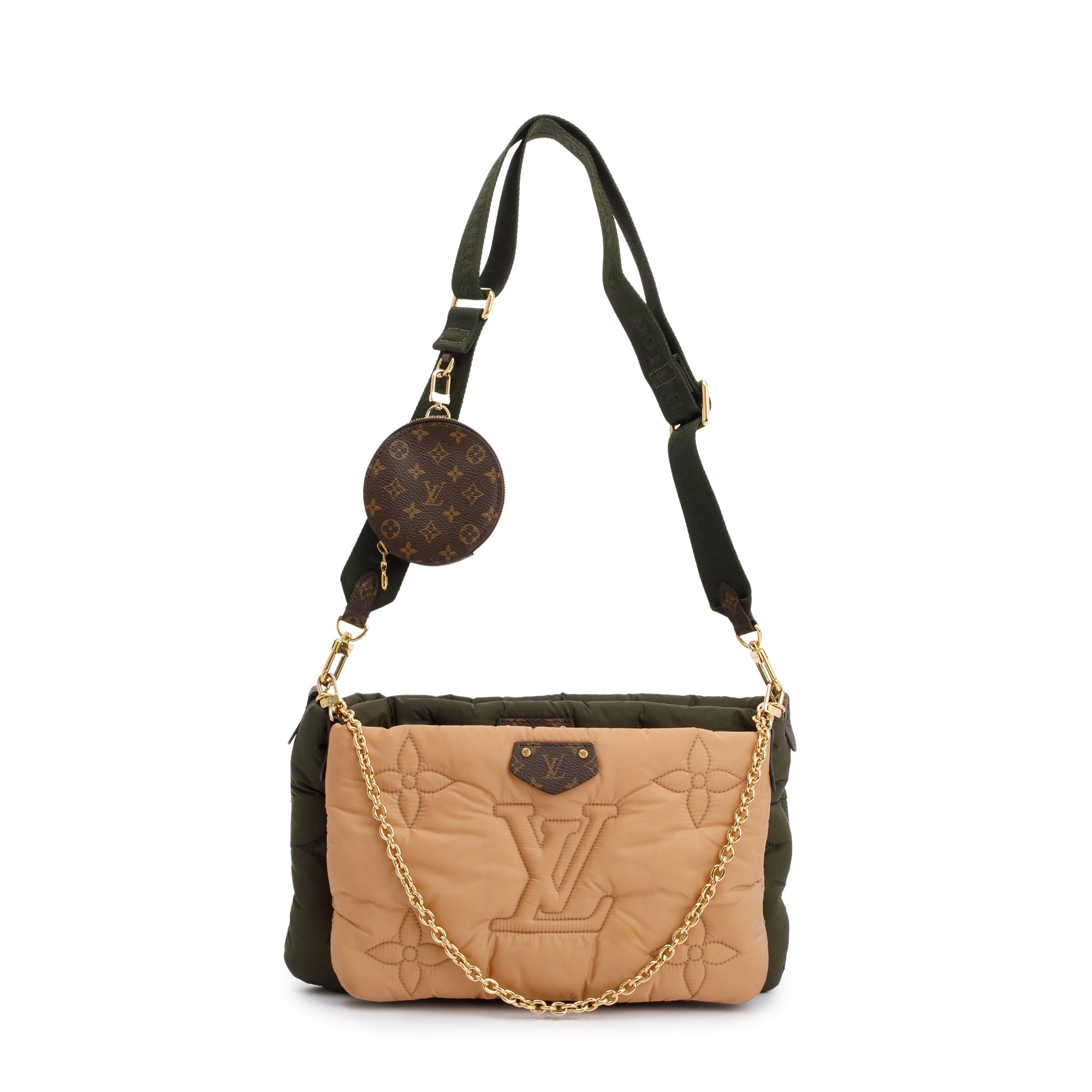 Louis Vuitton 2022 Green/Beige Econyl Nylon Maxi Multi-Pochette Accessoires