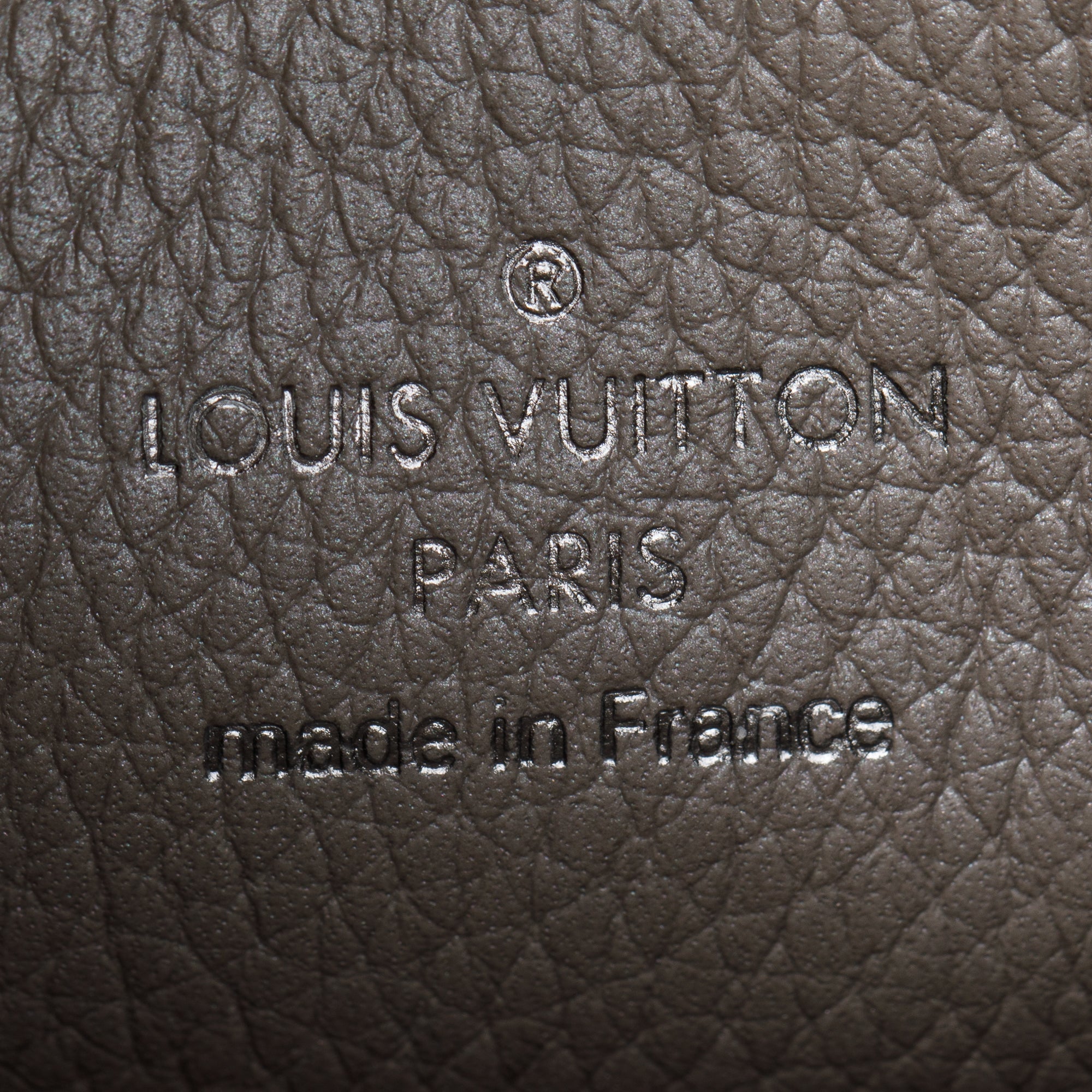 Louis Vuitton 2022 Grey Monogram Mahina Muria Bag w/ Strap & Box