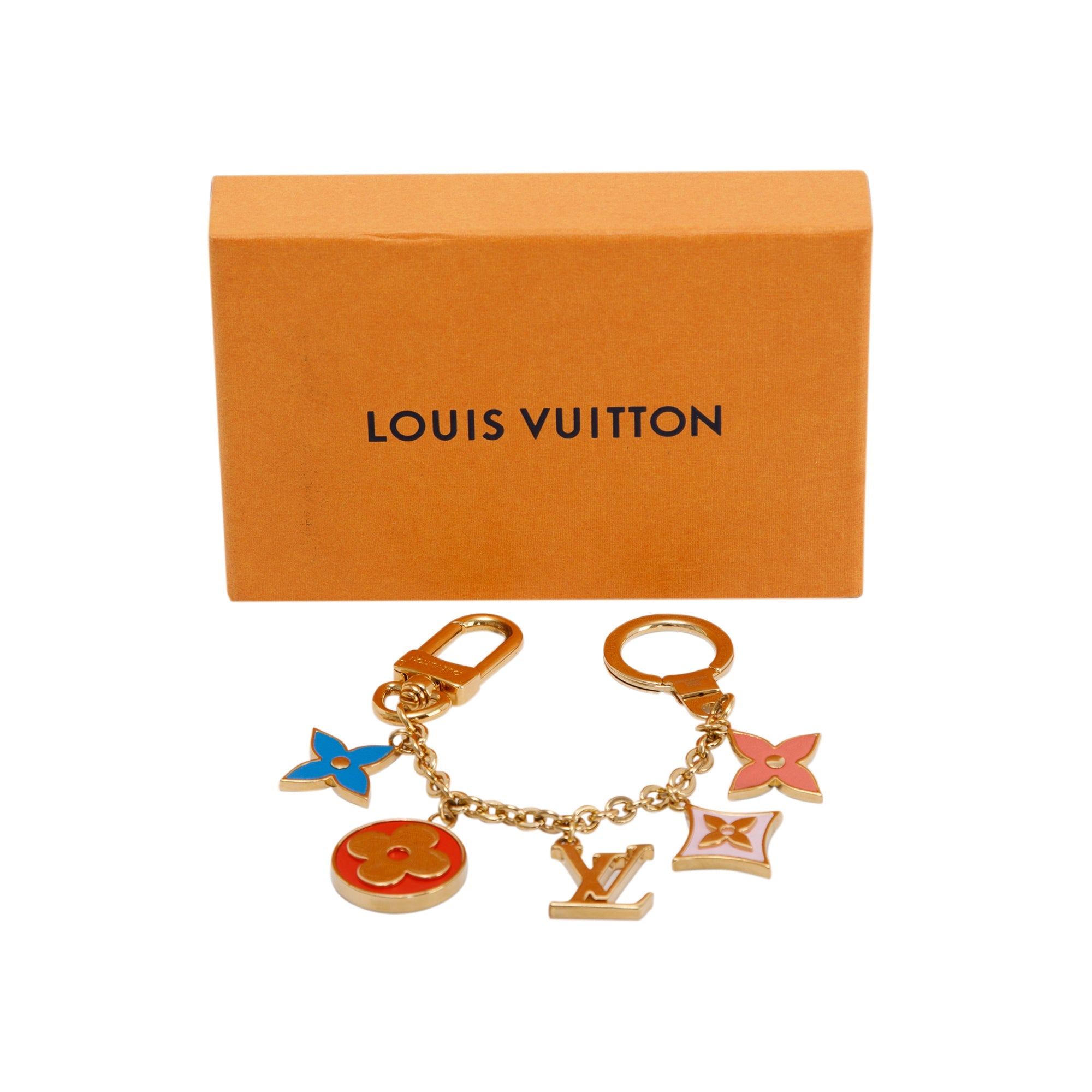 Louis Vuitton 2022 LV Lively Chain Bag Charm & Key Holder w/ Box